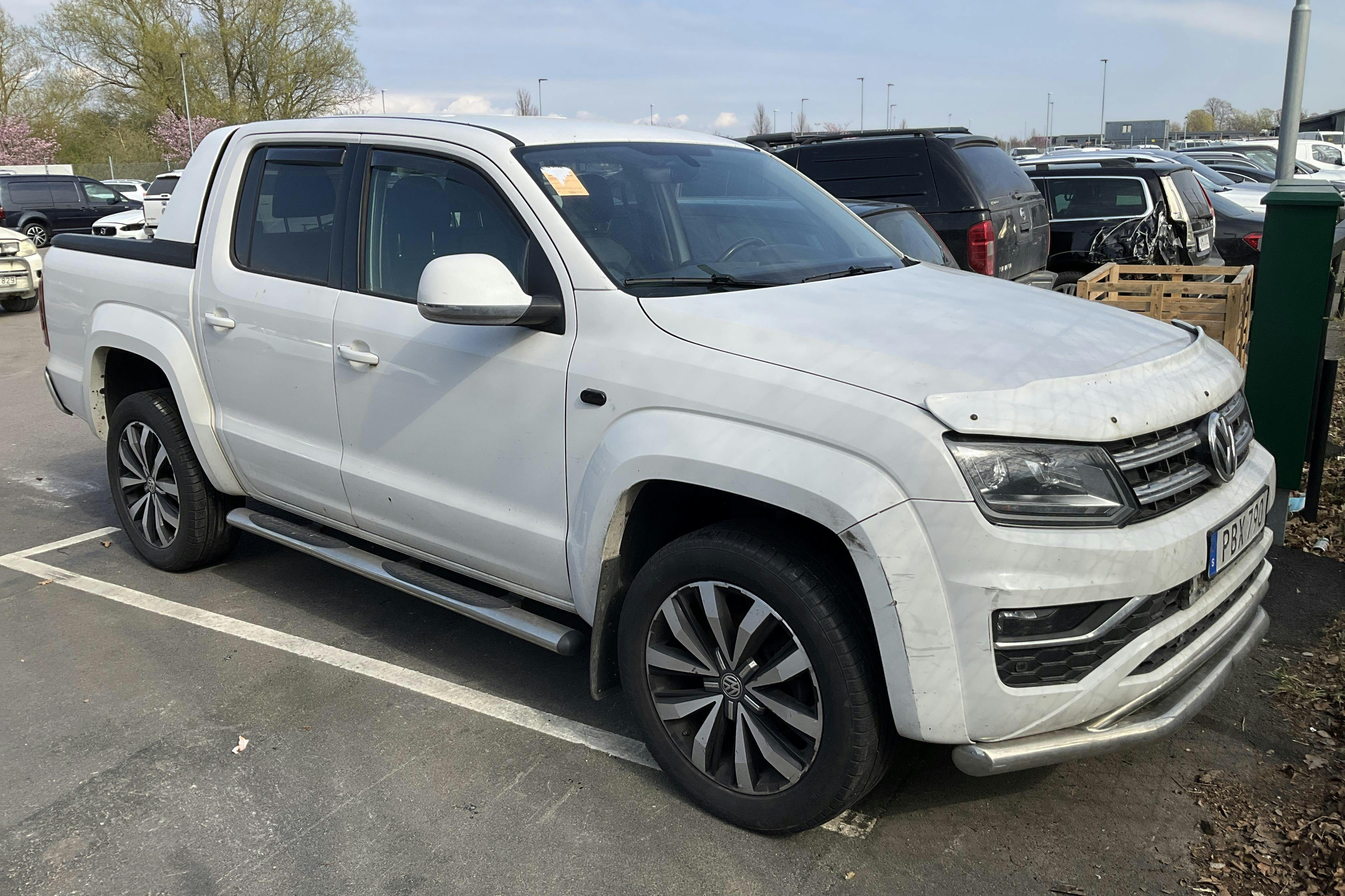 VW Amarok 3.0 TDI 4motion (224hk) - 28 957 mil - Automat - vit - 2018