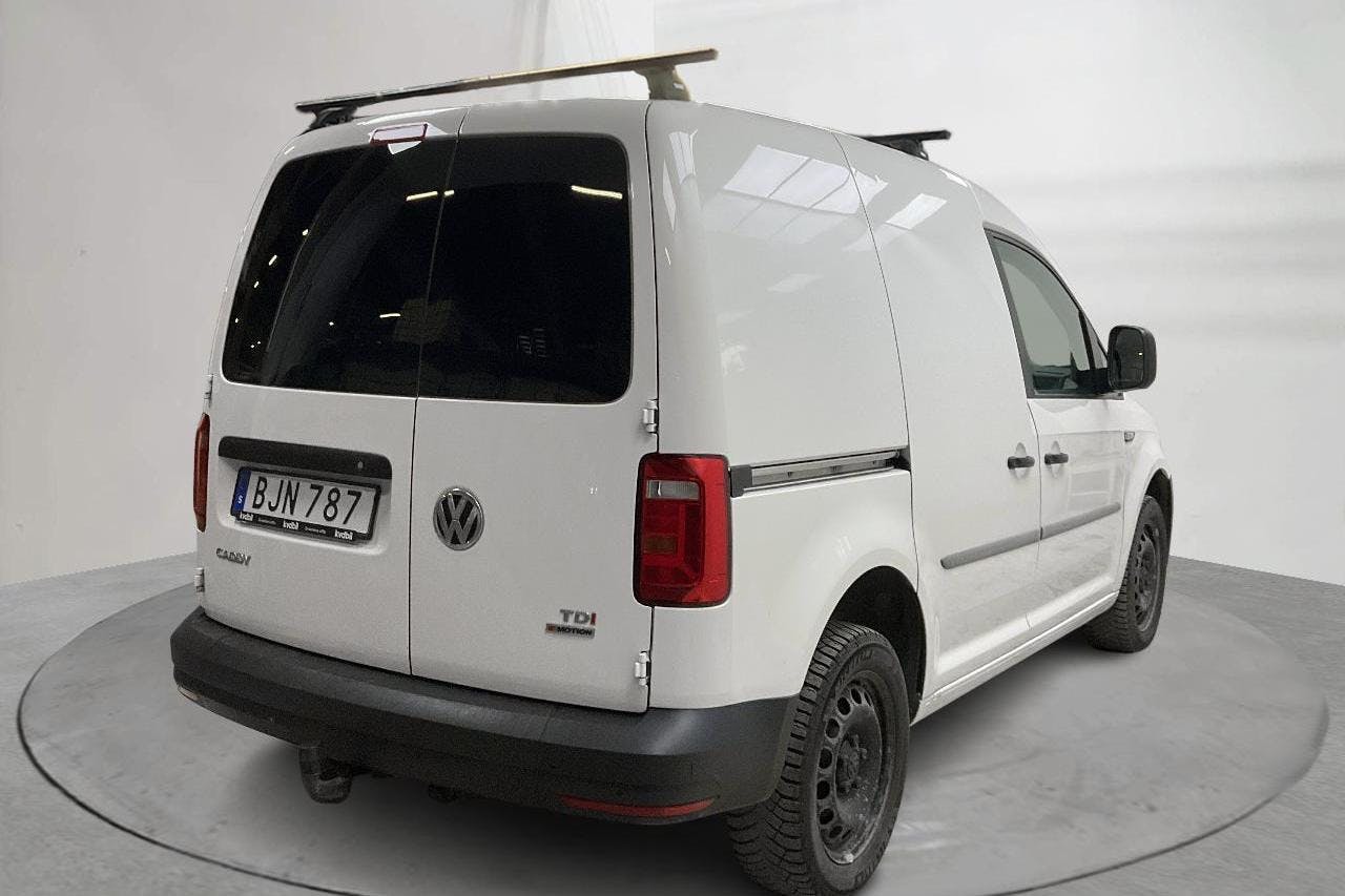 VW Caddy 2.0 TDI Skåp 4MOTION (122hk) - 91 690 km - Käsitsi - valge - 2018