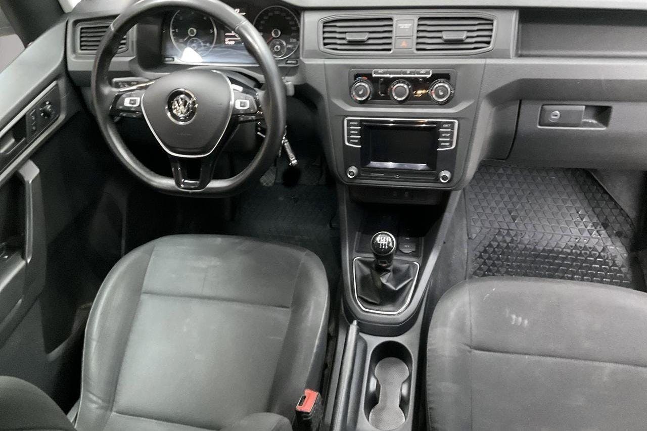 VW Caddy 2.0 TDI Skåp 4MOTION (122hk) - 91 690 km - Käsitsi - valge - 2018