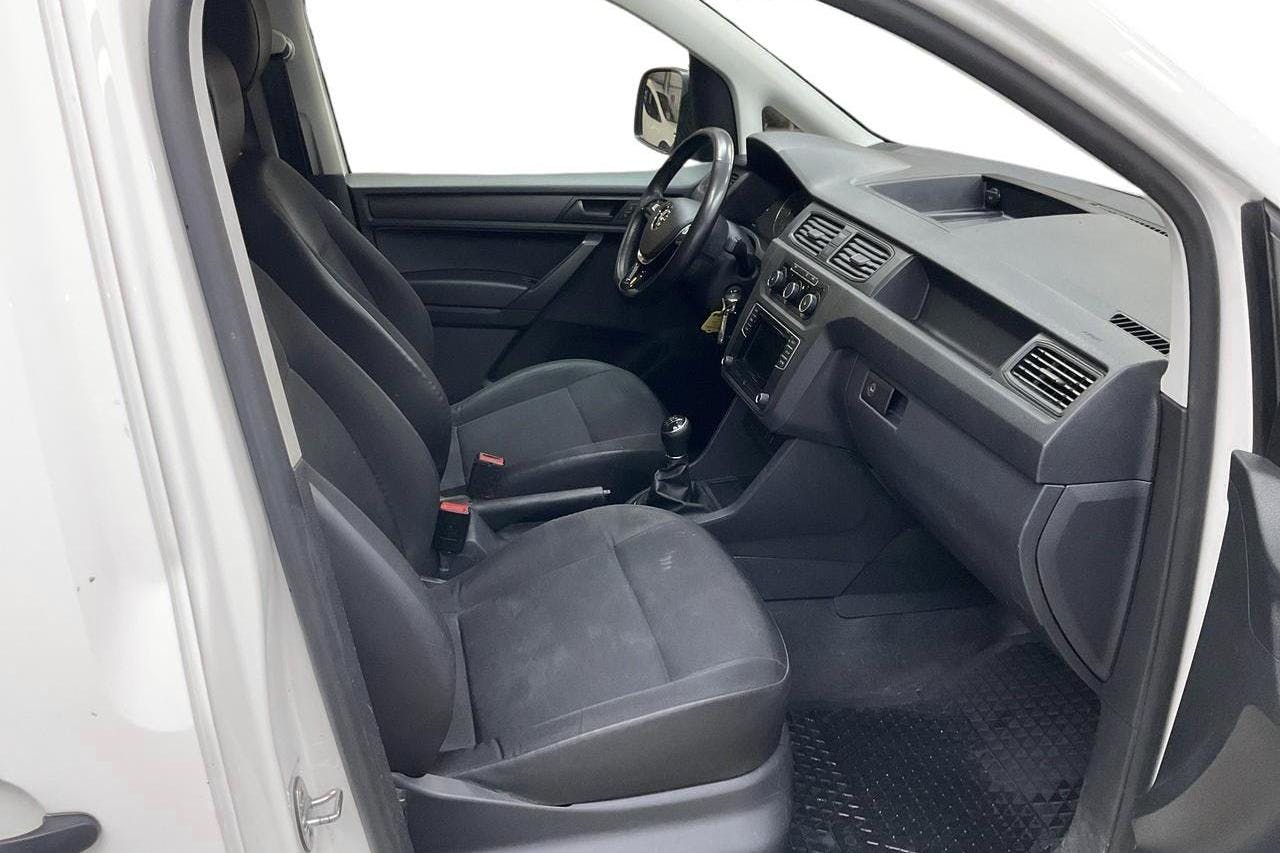 VW Caddy 2.0 TDI Skåp 4MOTION (122hk) - 91 690 km - Käsitsi - valge - 2018
