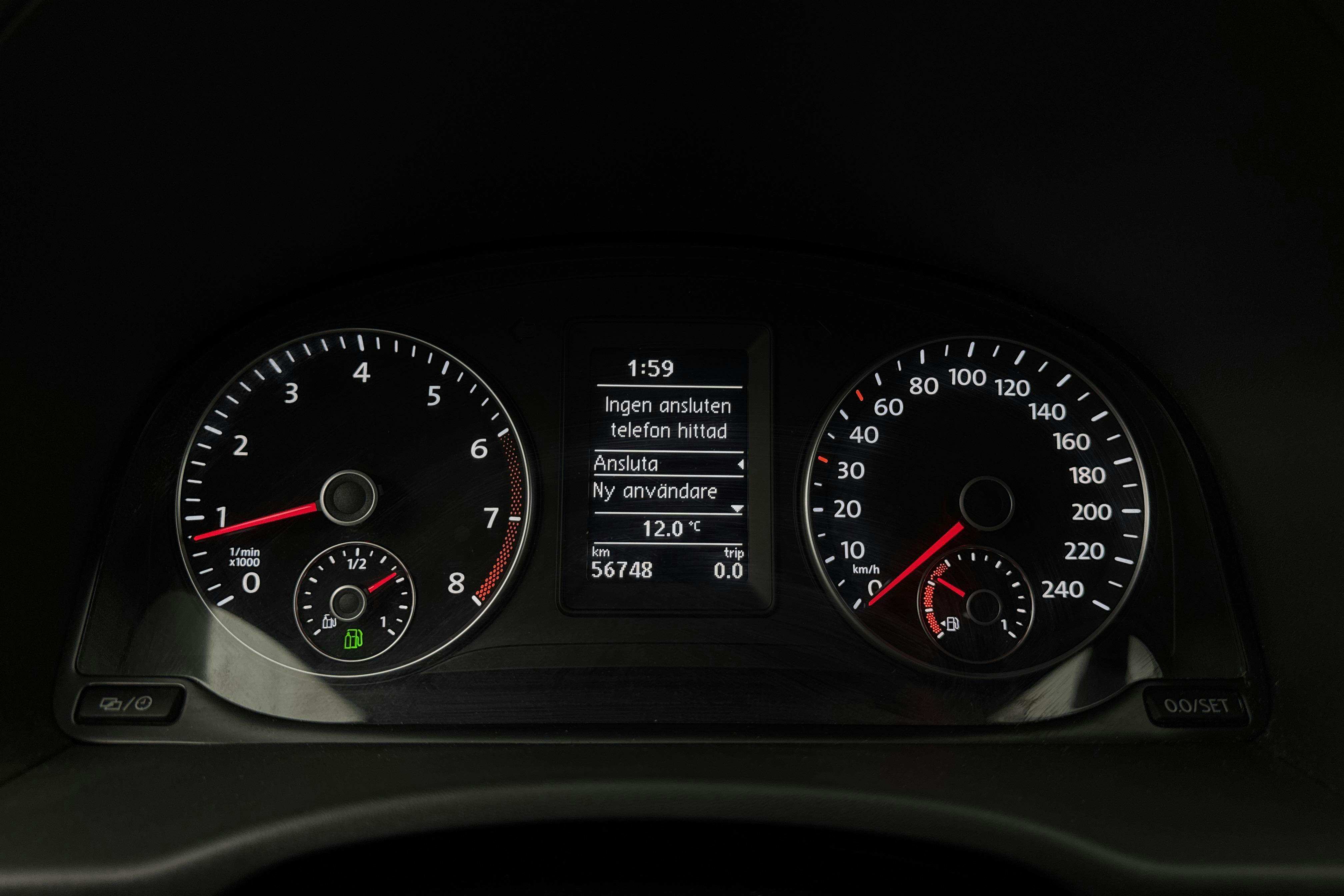 VW Caddy 2.0 Ecofuel Skåp (109hk) - 56 750 km - Manual - white - 2015