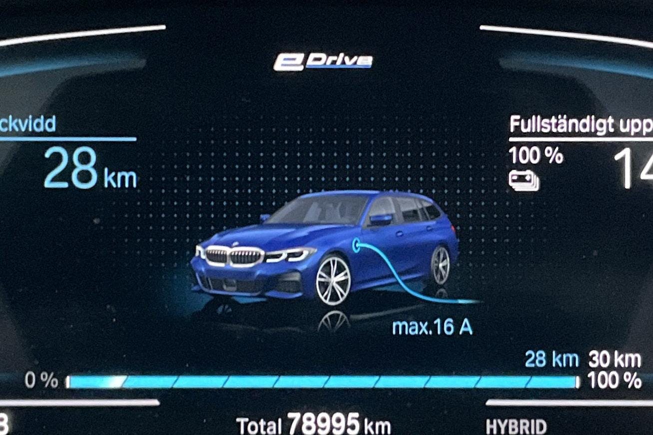 BMW 330e xDrive Touring, G21 (292hk) - 79 000 km - Automaattinen - sininen - 2021
