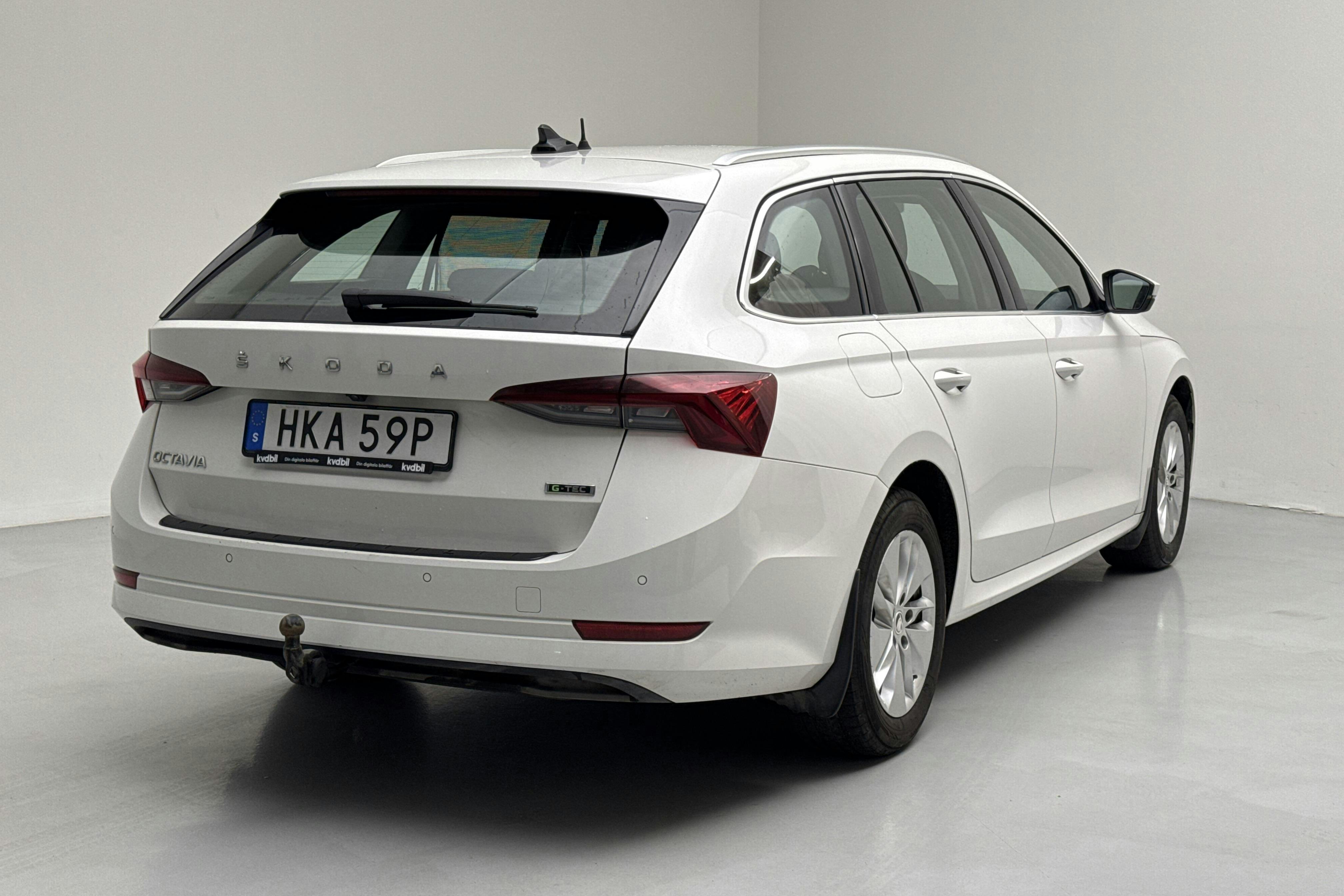 Skoda Octavia G-TEC 1.5 TSI Combi (130hk) - 20 980 mil - Automat - vit - 2021