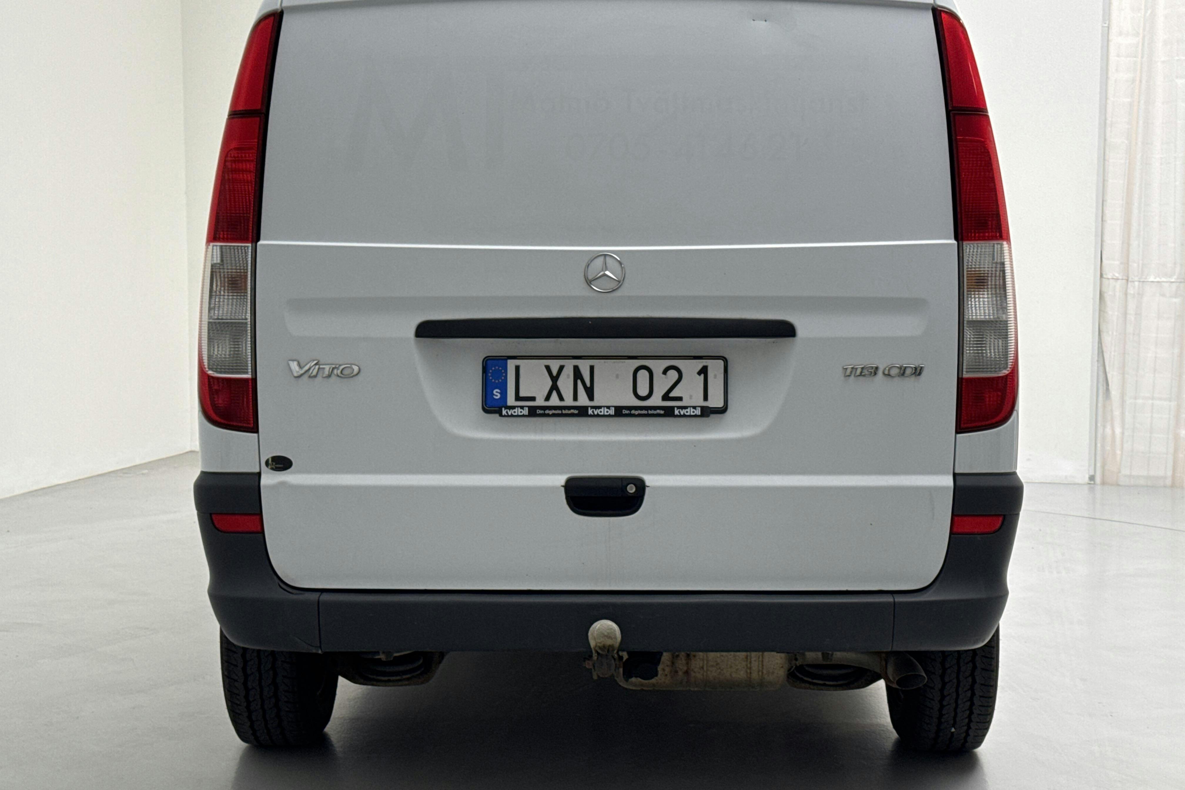 Mercedes Vito 113 CDI W639 (136hk) - 175 170 km - Automaattinen - valkoinen - 2012