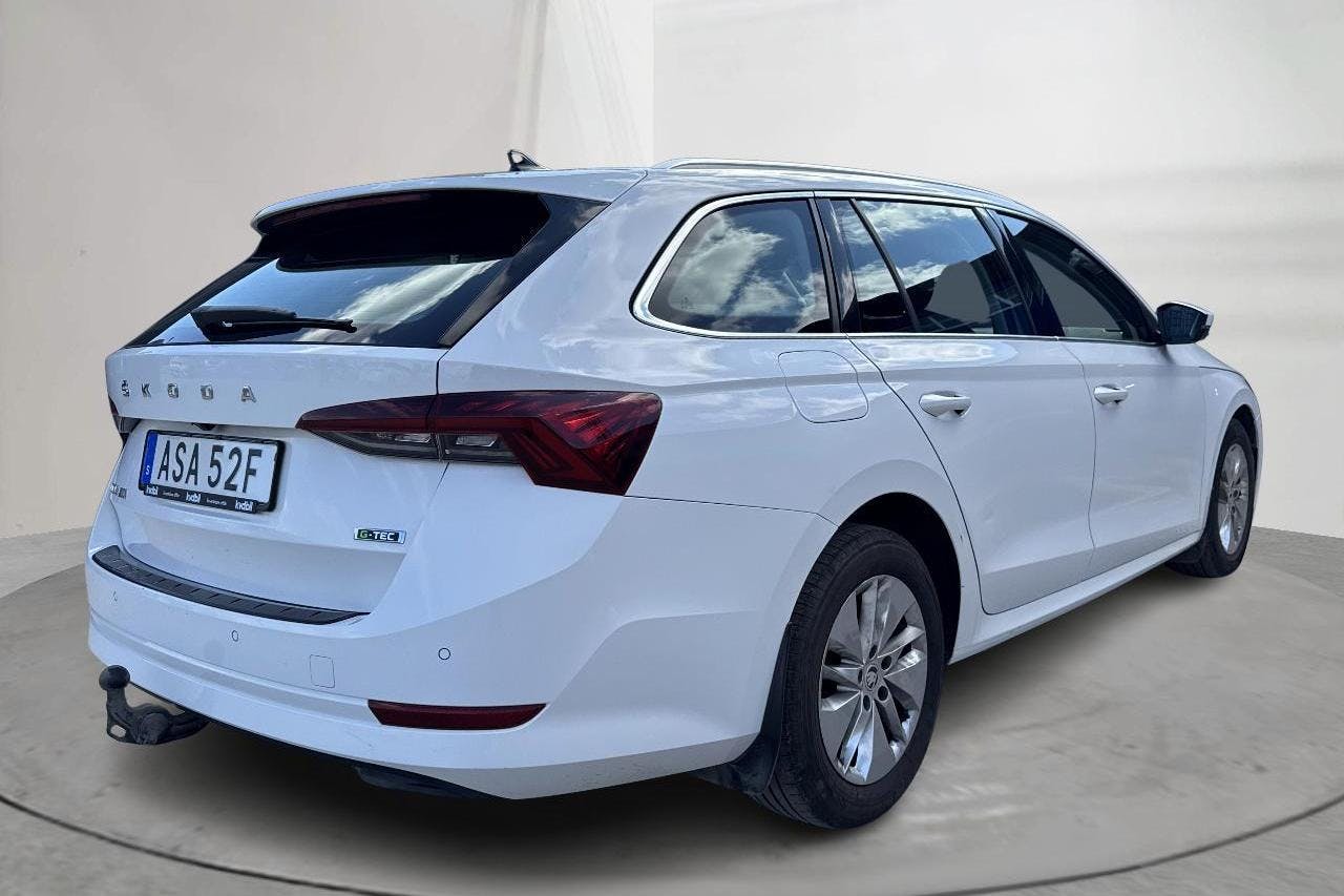 Skoda Octavia G-TEC 1.5 TSI Combi (130hk) - 19 990 mil - Automat - vit - 2021