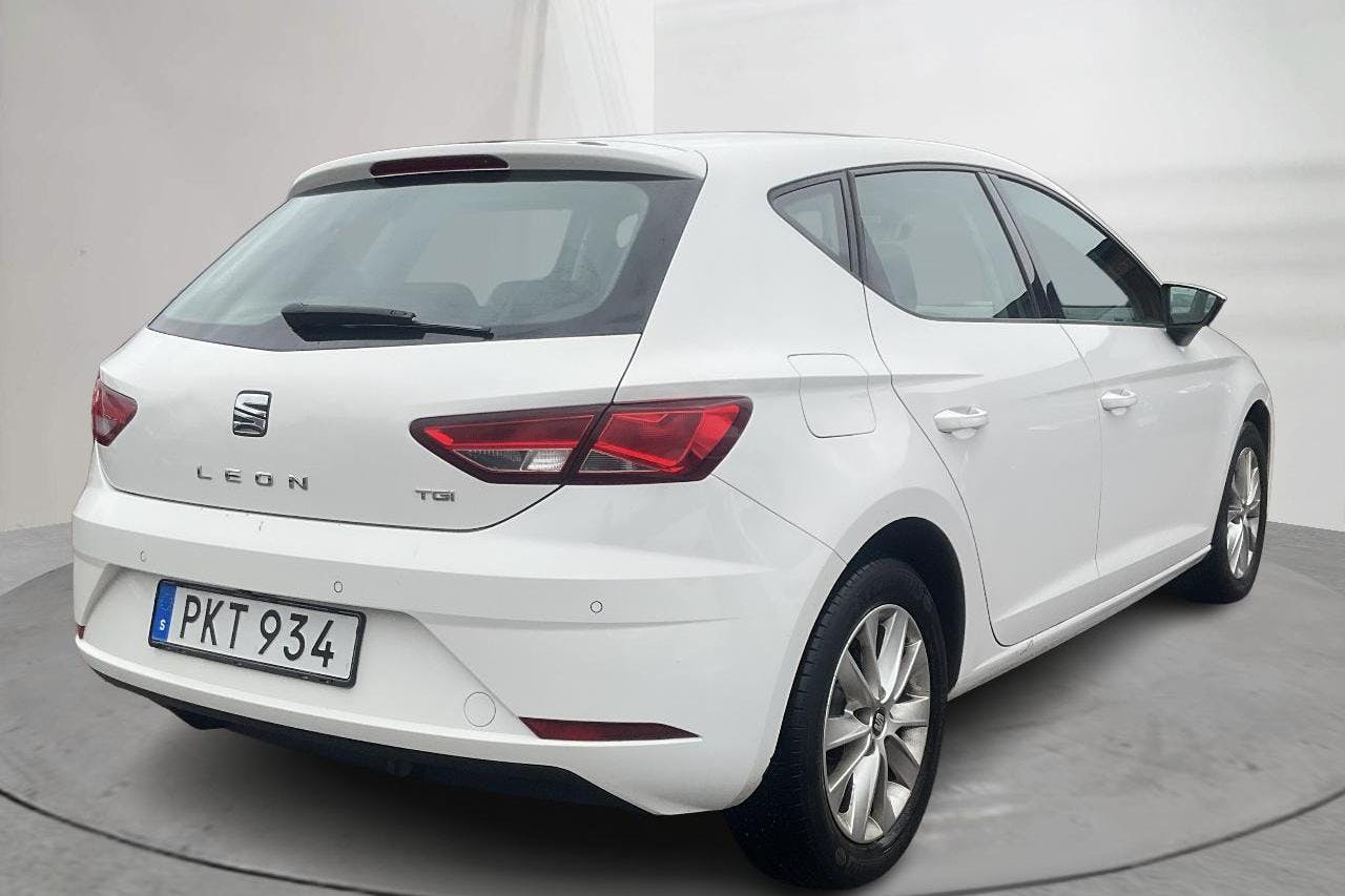 Seat Leon 1.4 TGI 5dr (110hk) - 90 150 km - Automatic - white - 2017