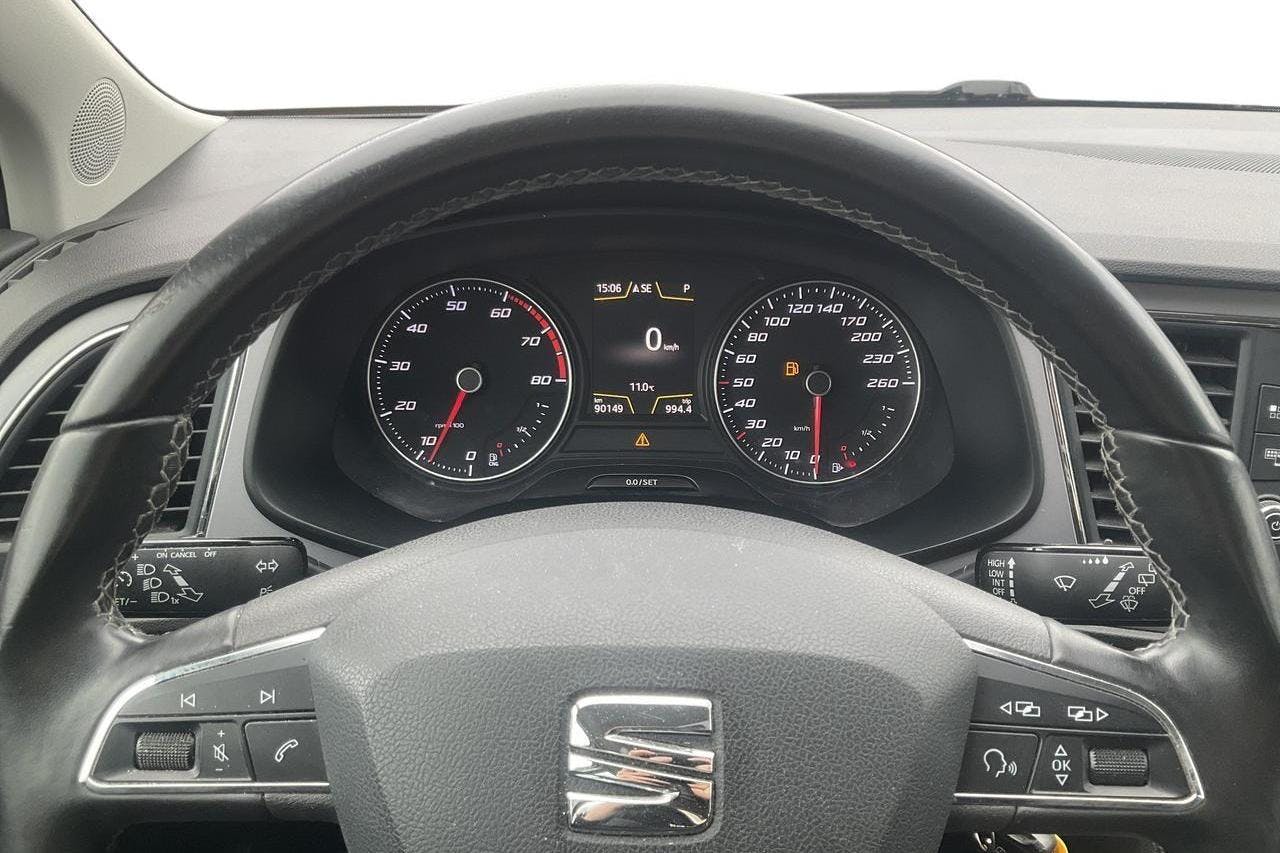 Seat Leon 1.4 TGI 5dr (110hk) - 90 150 km - Automatic - white - 2017
