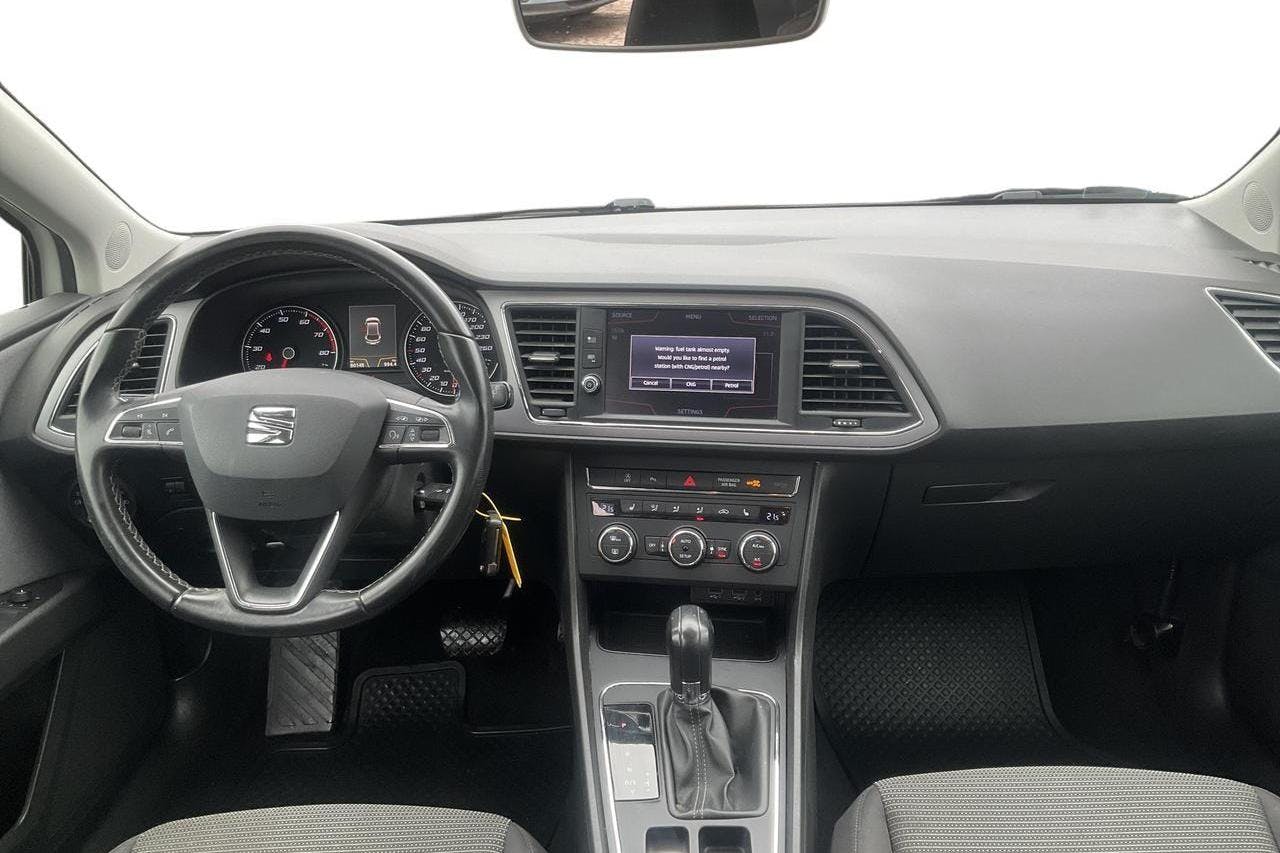 Seat Leon 1.4 TGI 5dr (110hk) - 90 150 km - Automatic - white - 2017