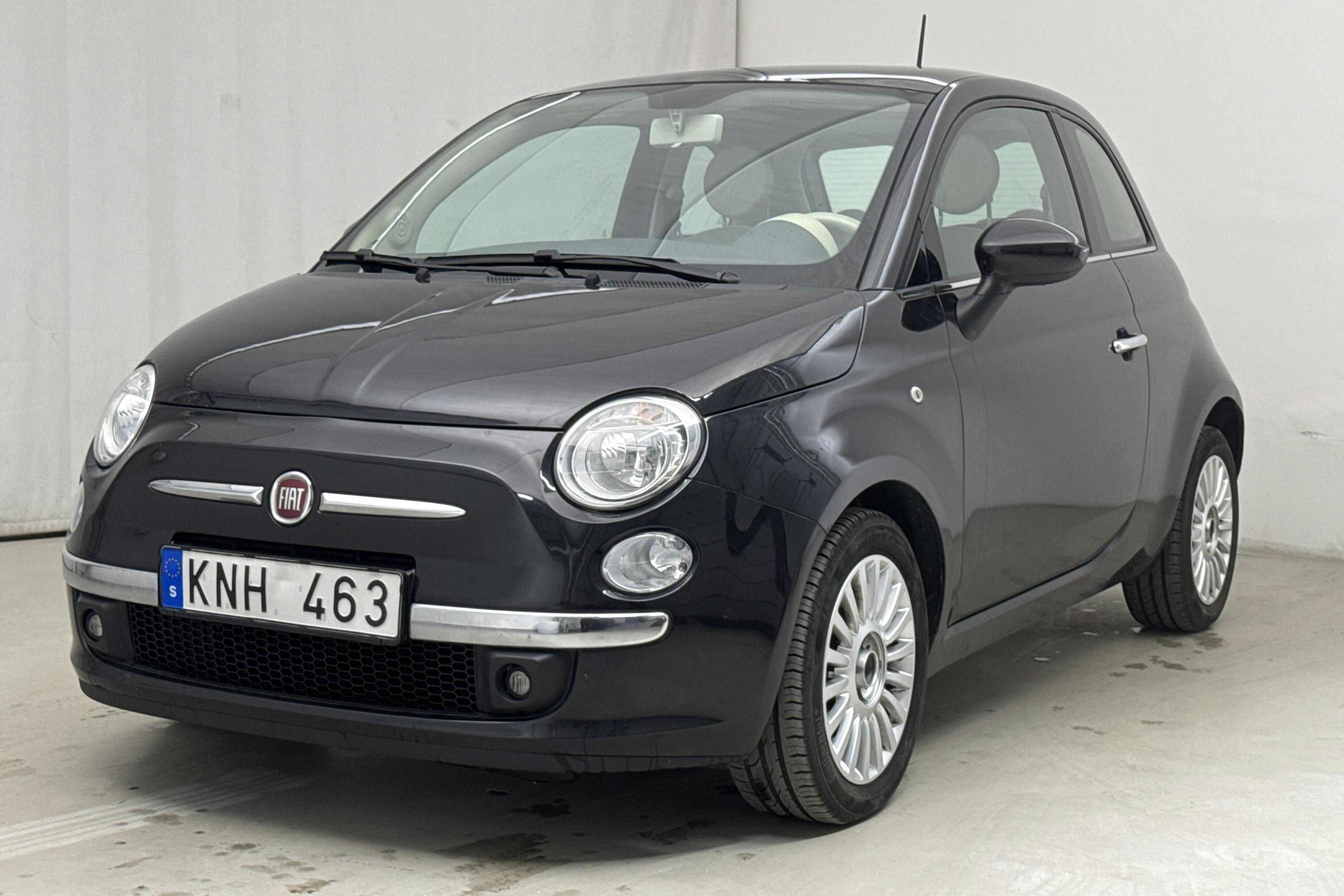Fiat 500 1.2 (69hk) - 71 360 km - Manual - black - 2013