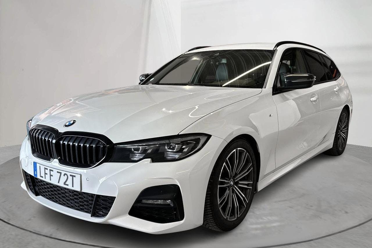 BMW 320d xDrive Touring, G21 (190hk+11hk) - 21 398 mil - Automat - vit - 2021