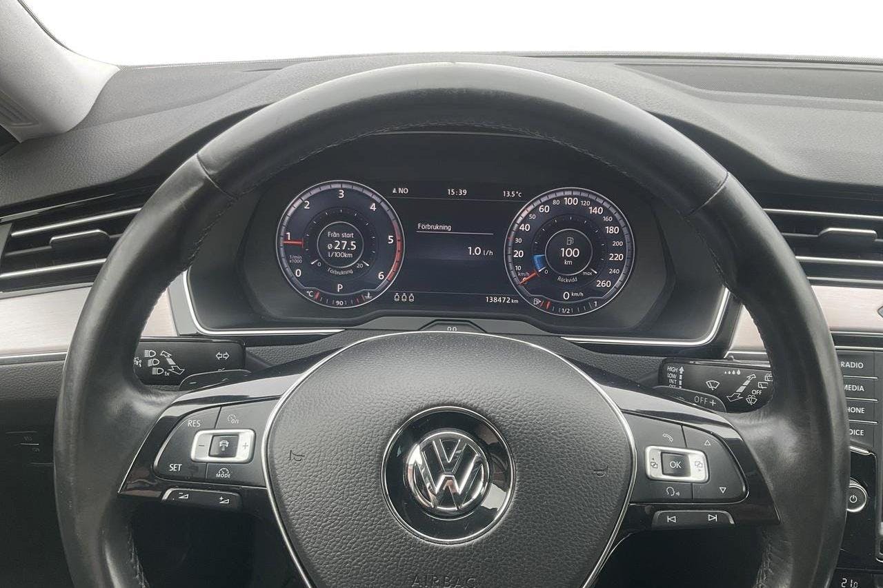 VW Passat 2.0 TDI BiTurbo Sportscombi 4MOTION (240hk) - 138 470 km - Automatic - silver - 2015