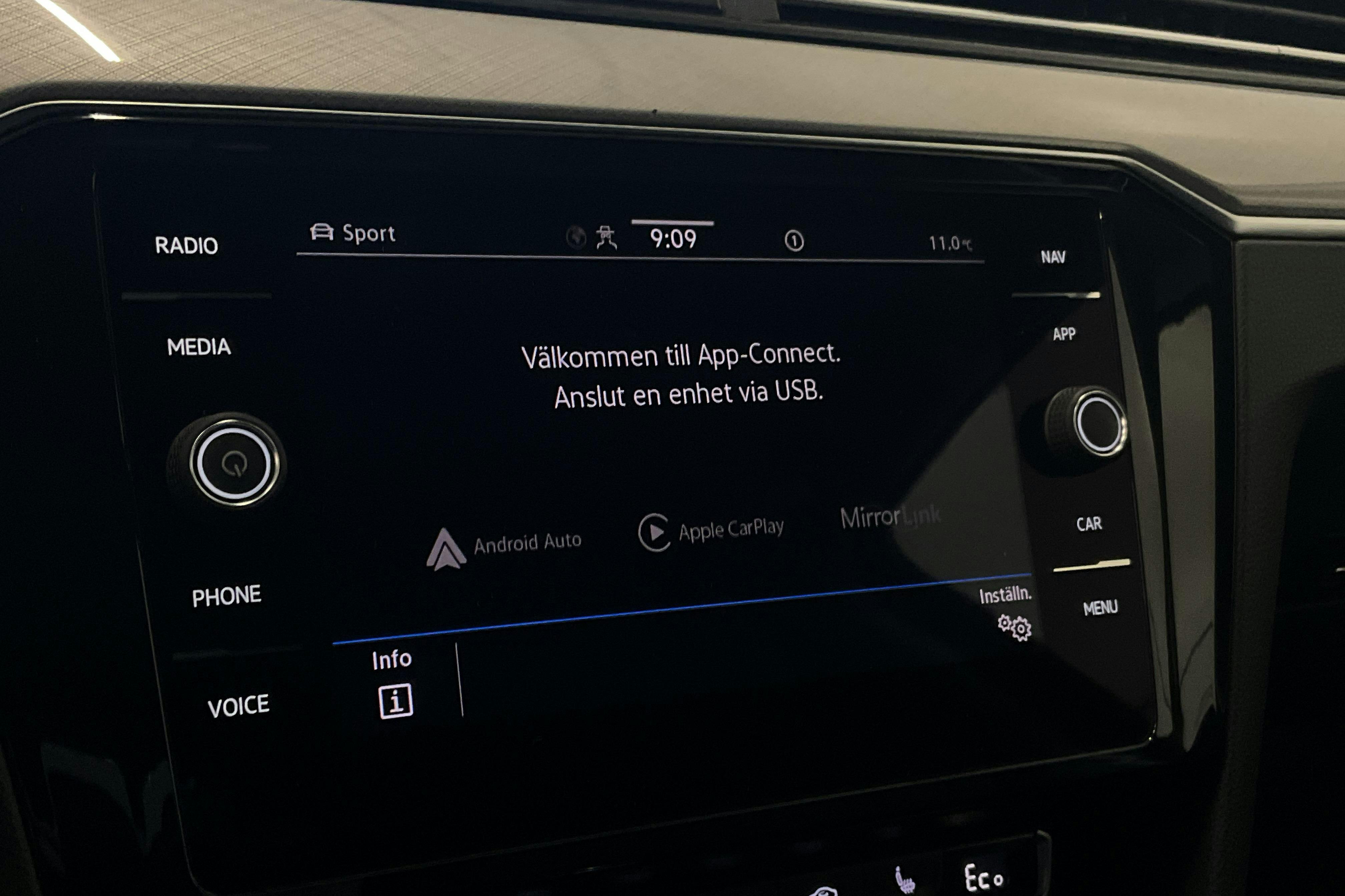 VW Passat 1.4 GTE Sportscombi (218hk) - 14 681 mil - Automat - svart - 2020