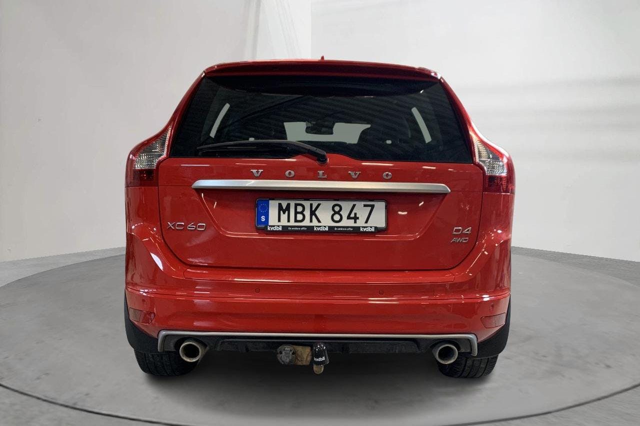 Volvo XC60 D4 AWD (190hk) - 176 340 km - Automatyczna - czerwony - 2016