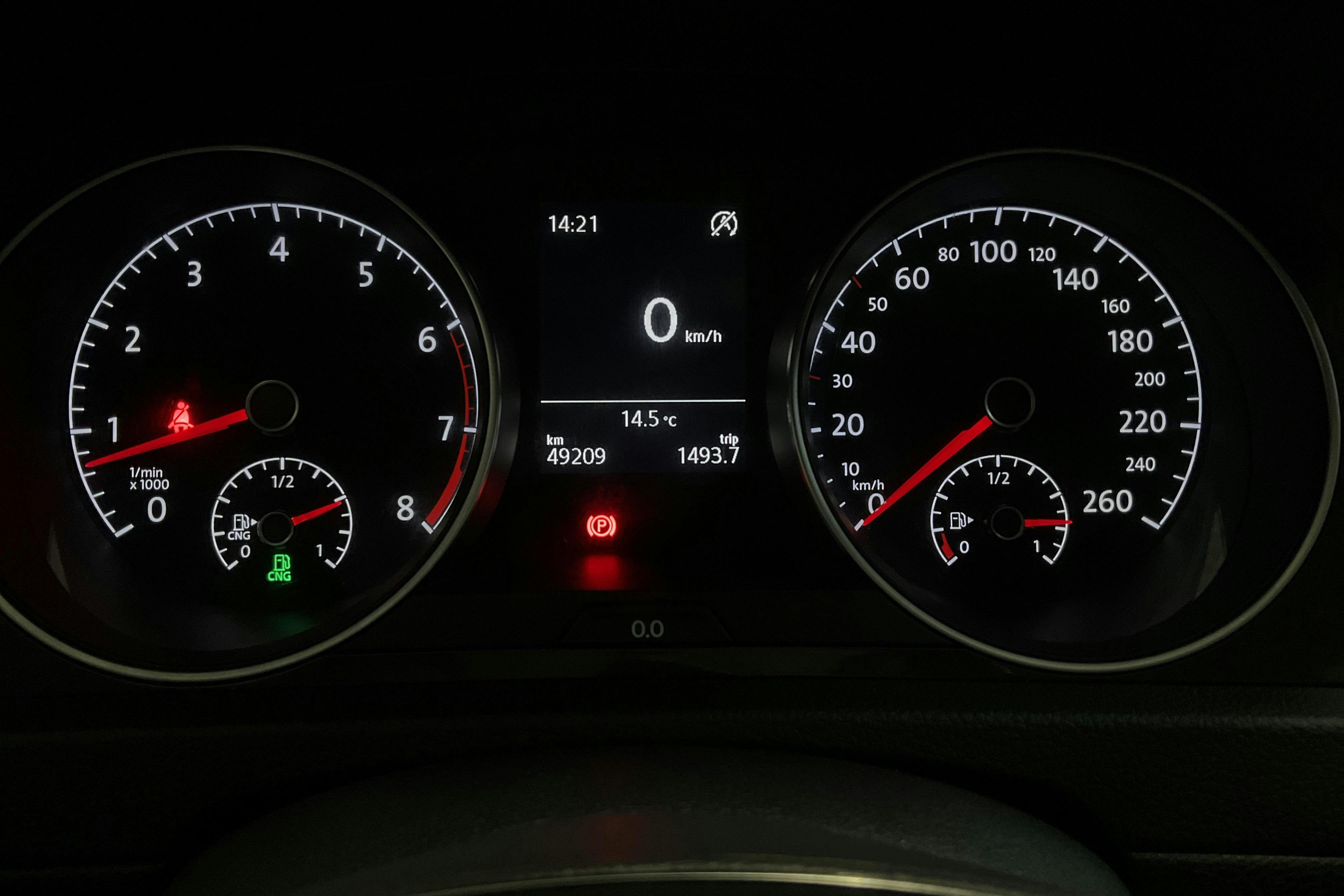 VW Golf VII 1.4 TGI 5dr (110hk) - 4 920 mil - Manuell - svart - 2018
