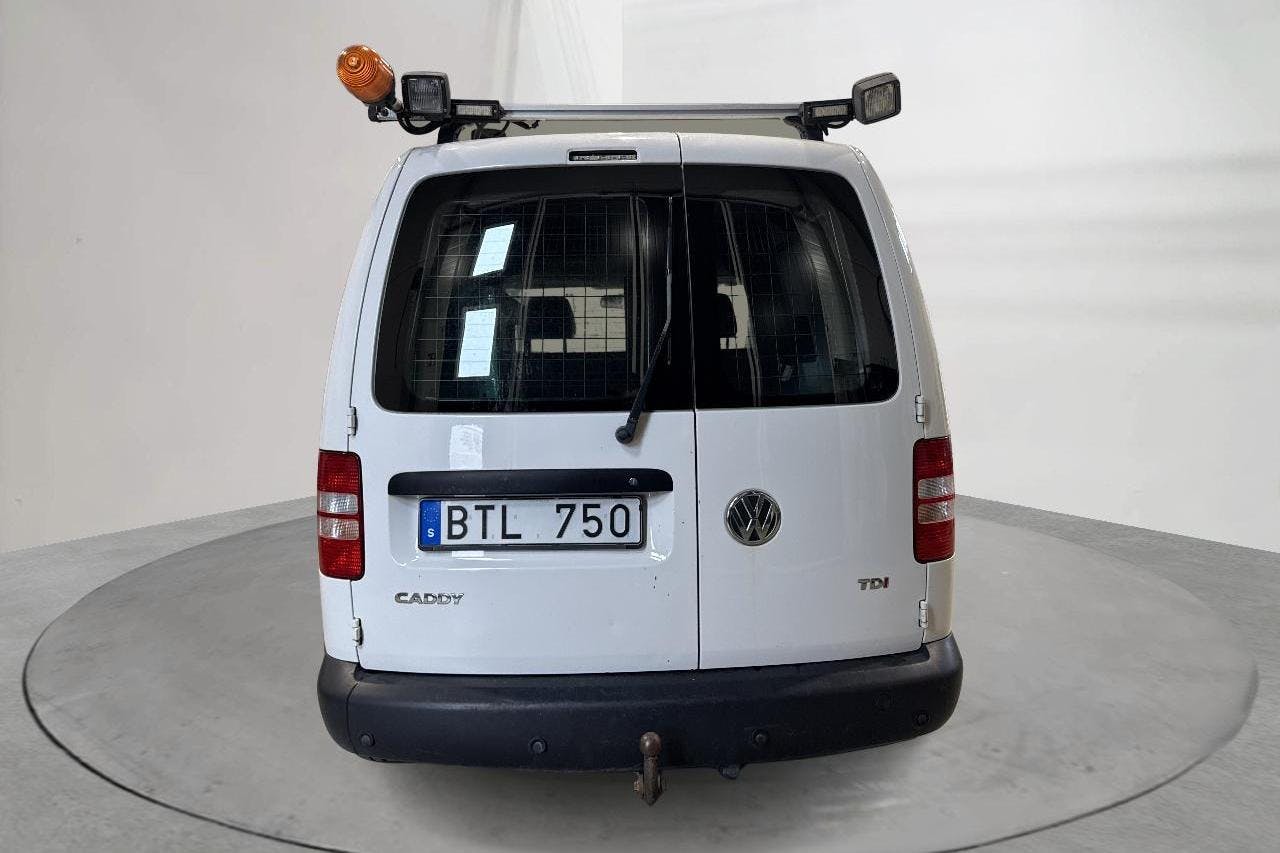 VW Caddy 1.6 TDI Skåp (102hk) - 57 160 km - Manuaalinen - valkoinen - 2012