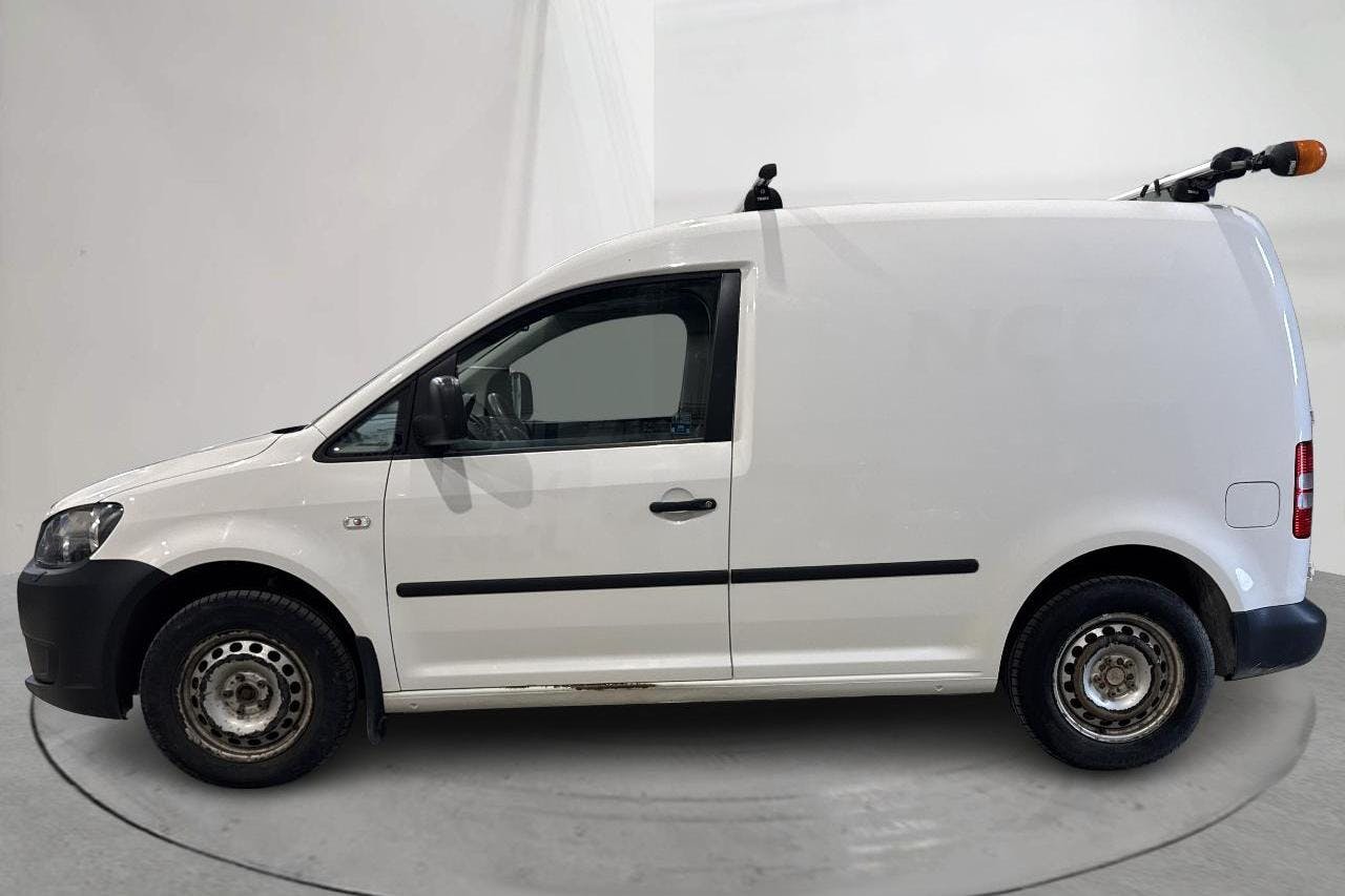 VW Caddy 1.6 TDI Skåp (102hk) - 57 160 km - Manuaalinen - valkoinen - 2012