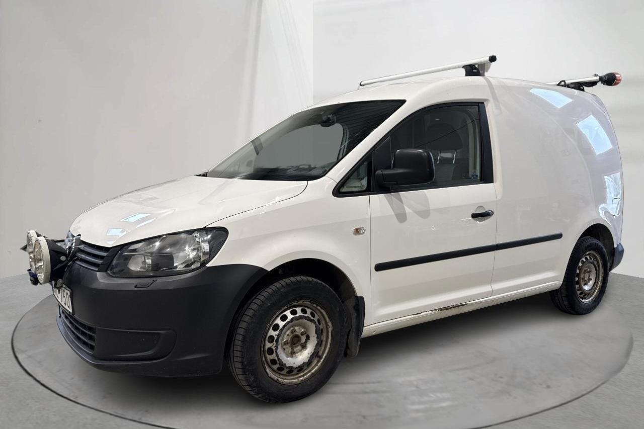 VW Caddy 1.6 TDI Skåp (102hk) - 57 160 km - Manuaalinen - valkoinen - 2012