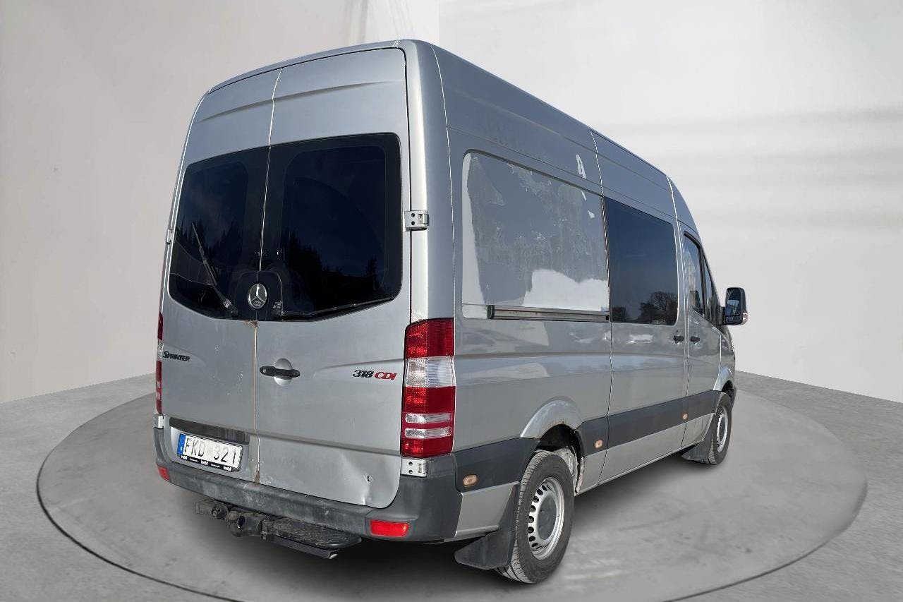 Mercedes Sprinter 318 CDI (184hk) - 301 890 km - Automatic - silver - 2007