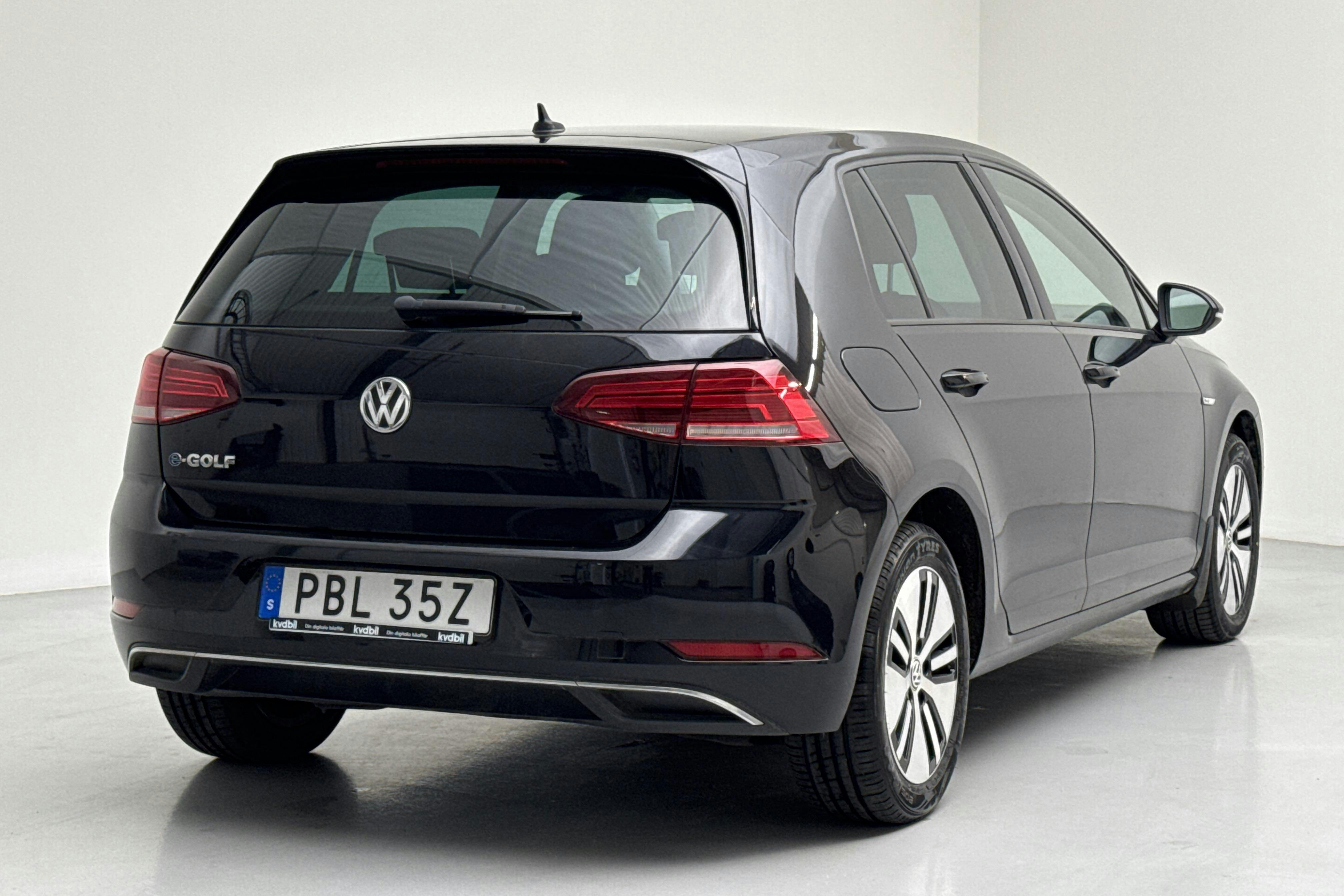 VW e-Golf VII 5dr (136hk) - 9 623 mil - Automat - svart - 2020