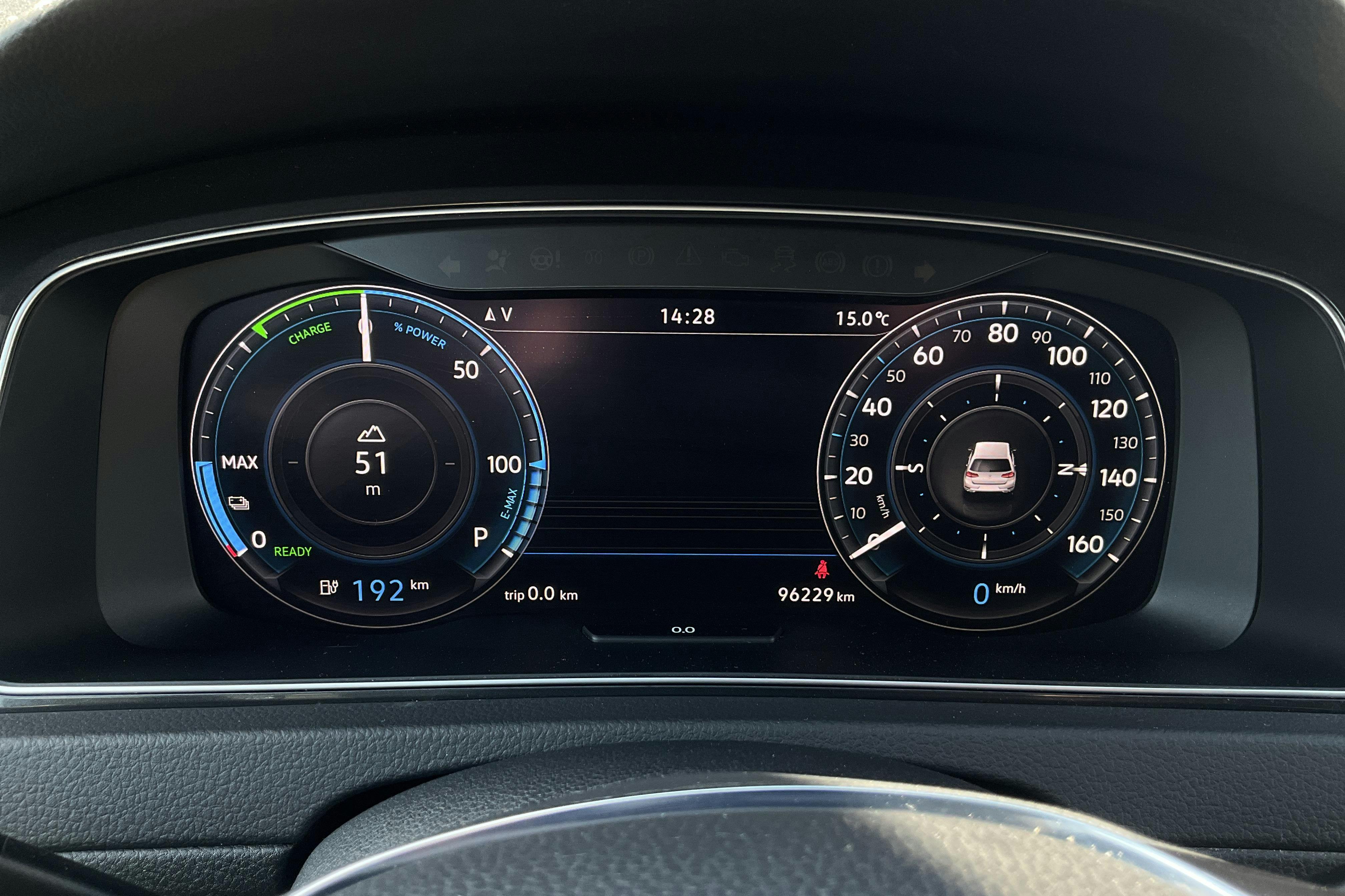 VW e-Golf VII 5dr (136hk) - 9 623 mil - Automat - svart - 2020