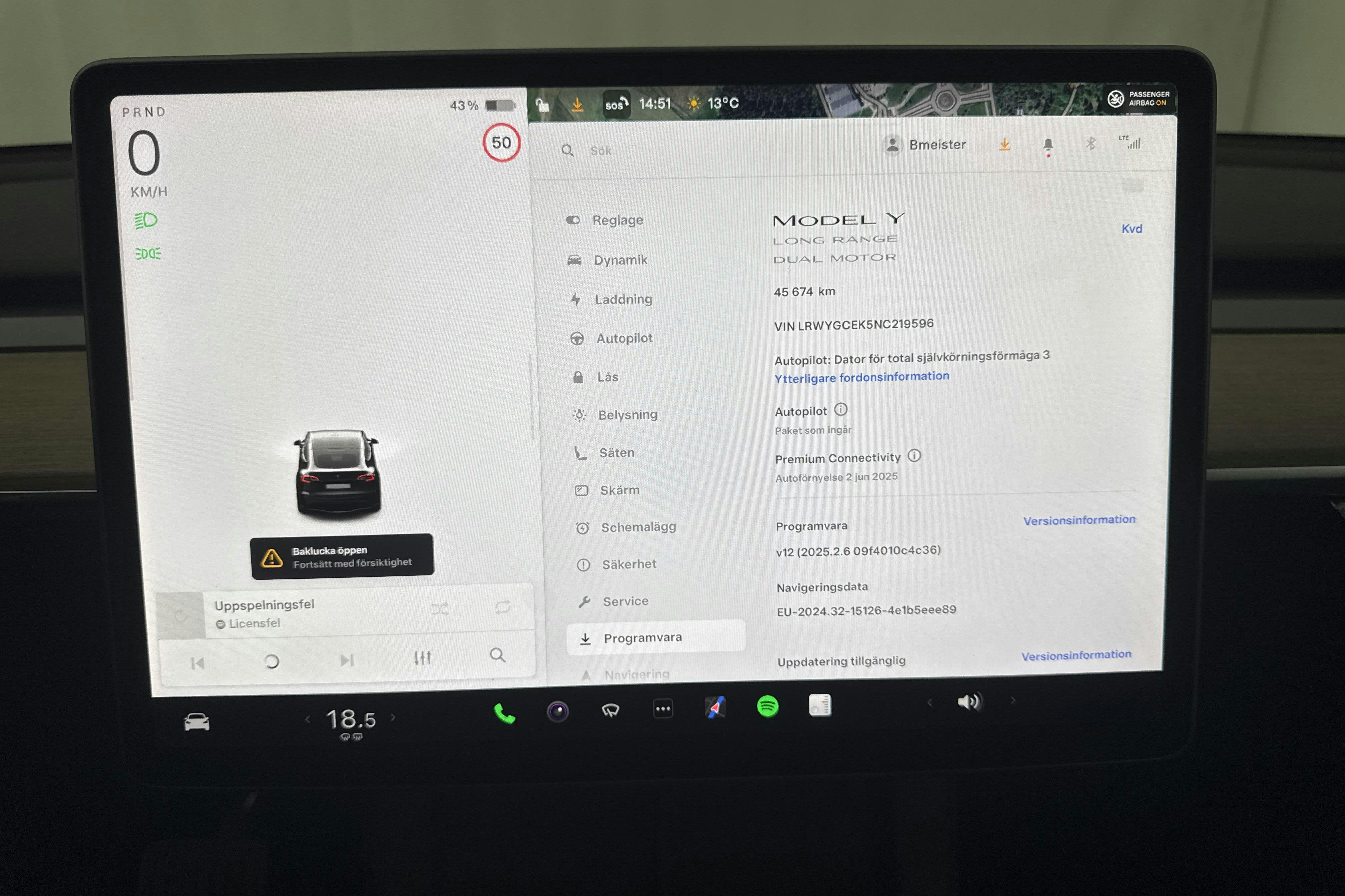 Tesla Model Y Long Range Dual Motor AWD - 4 568 mil - Automat - grå - 2022