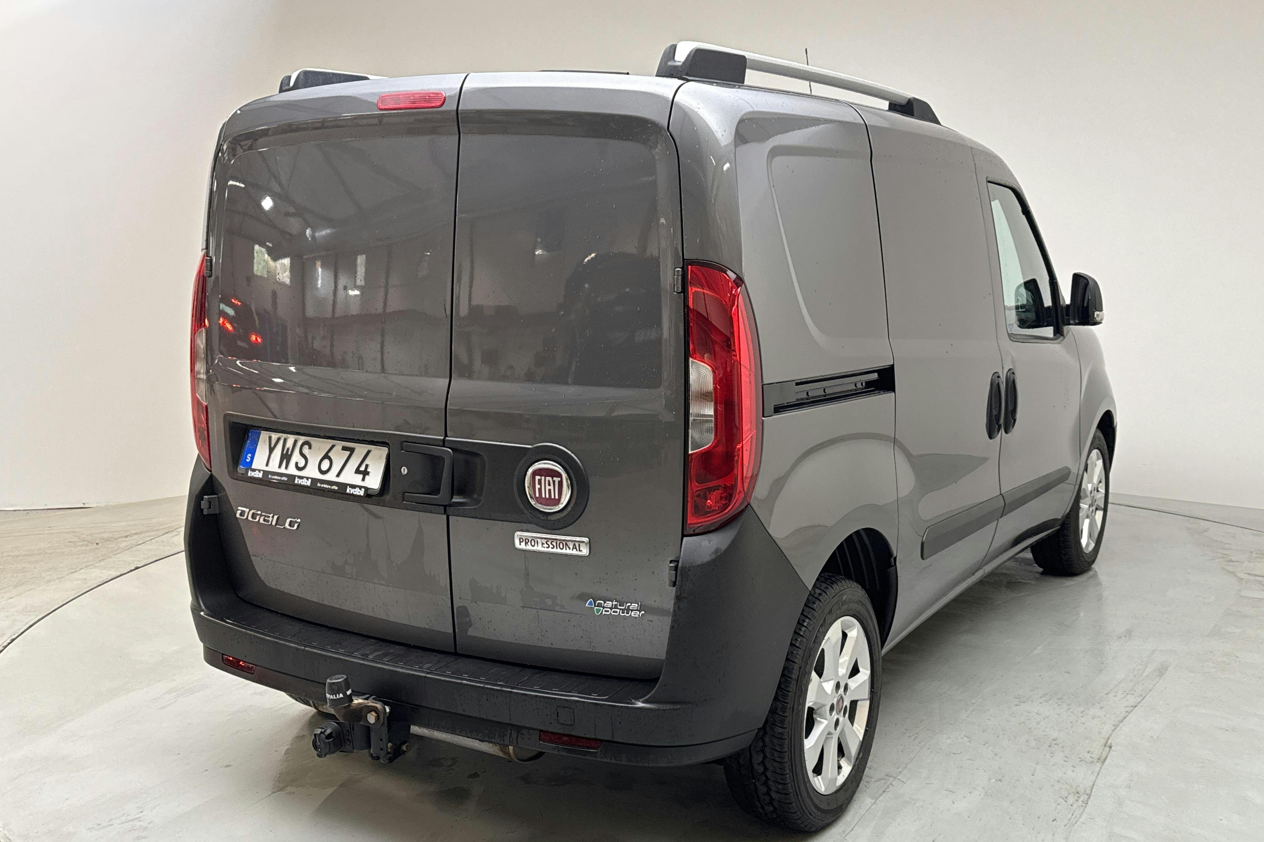 Fiat Doblo Cargo 1.4T CNG (120hk) - 5 367 mil - Manuell - grå - 2019