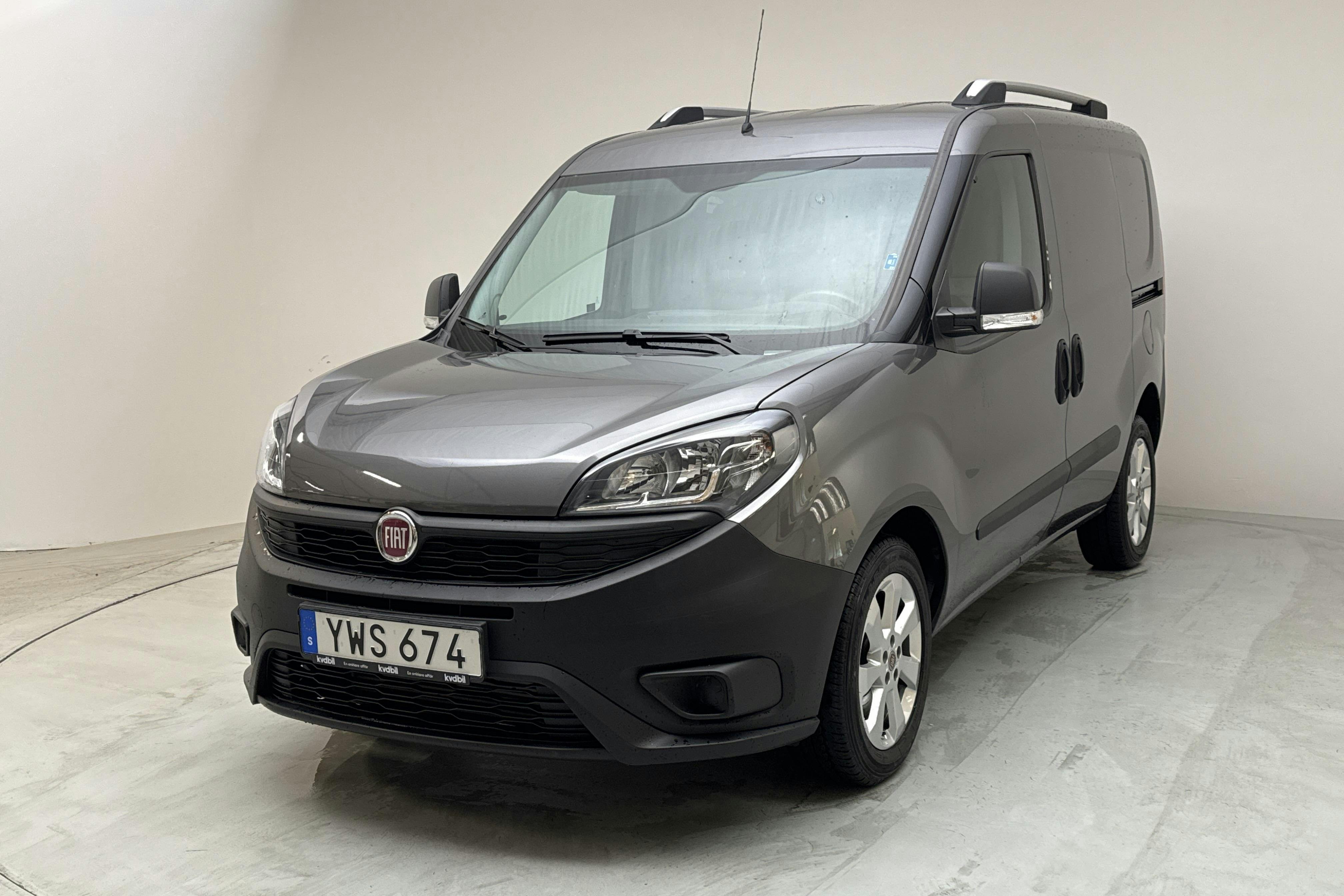 Fiat Doblo Cargo 1.4T CNG (120hk) - 5 367 mil - Manuell - grå - 2019