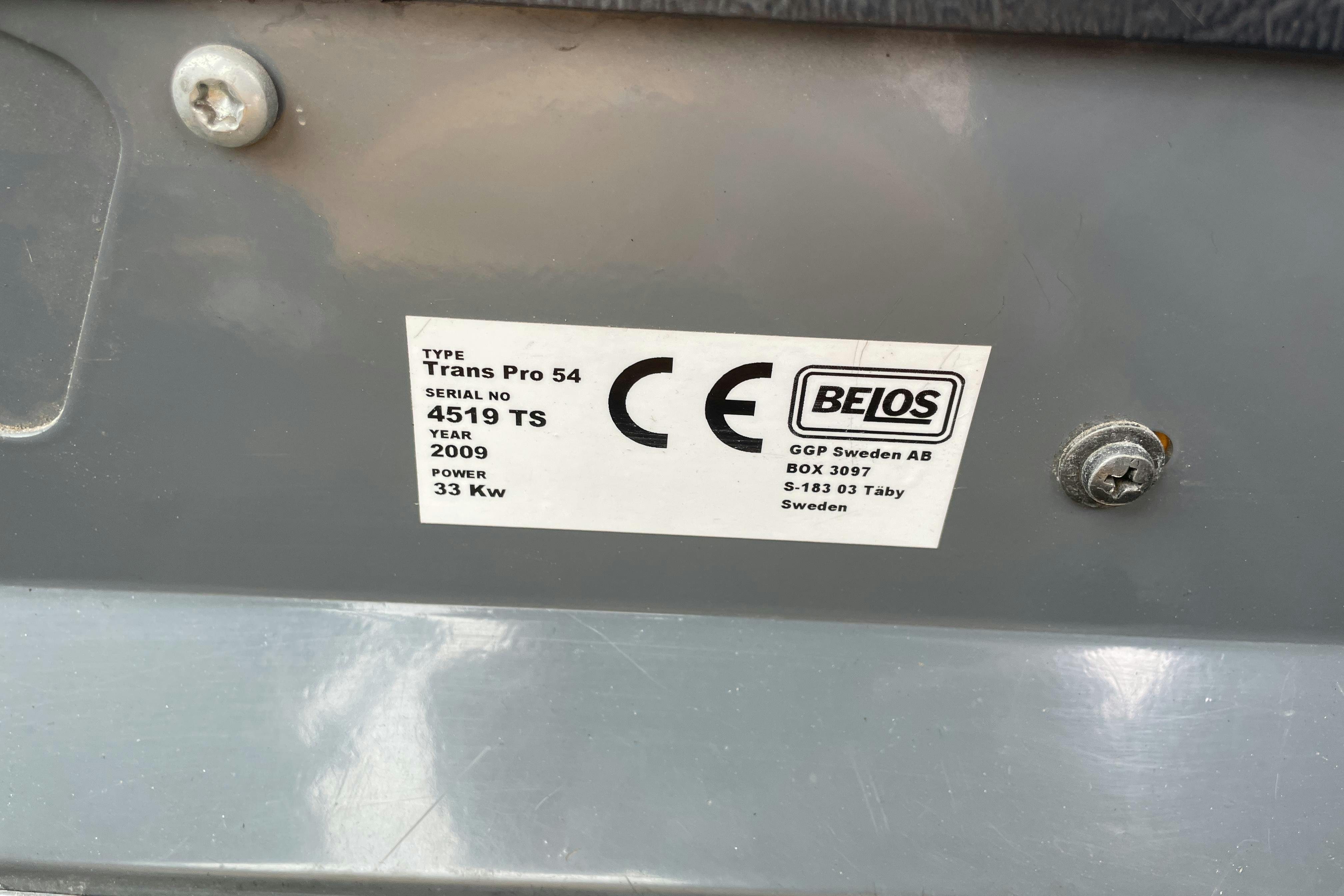 Belos Trans Pro 4560 Redskapsbärare -  - 2009