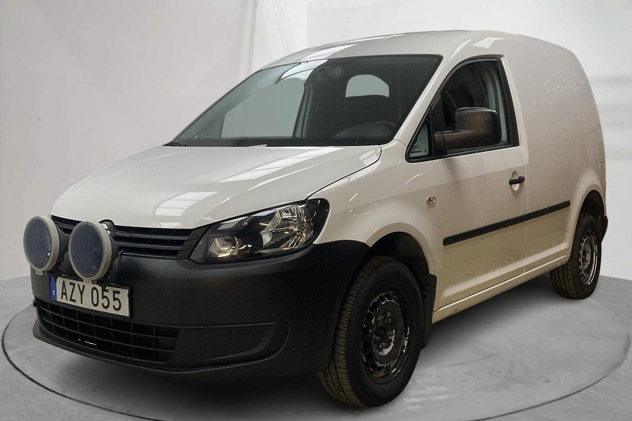 VW Caddy 2.0 TDI Skåp 4-motion (110hk) - 52 690 km - Manuaalinen - valkoinen - 2014