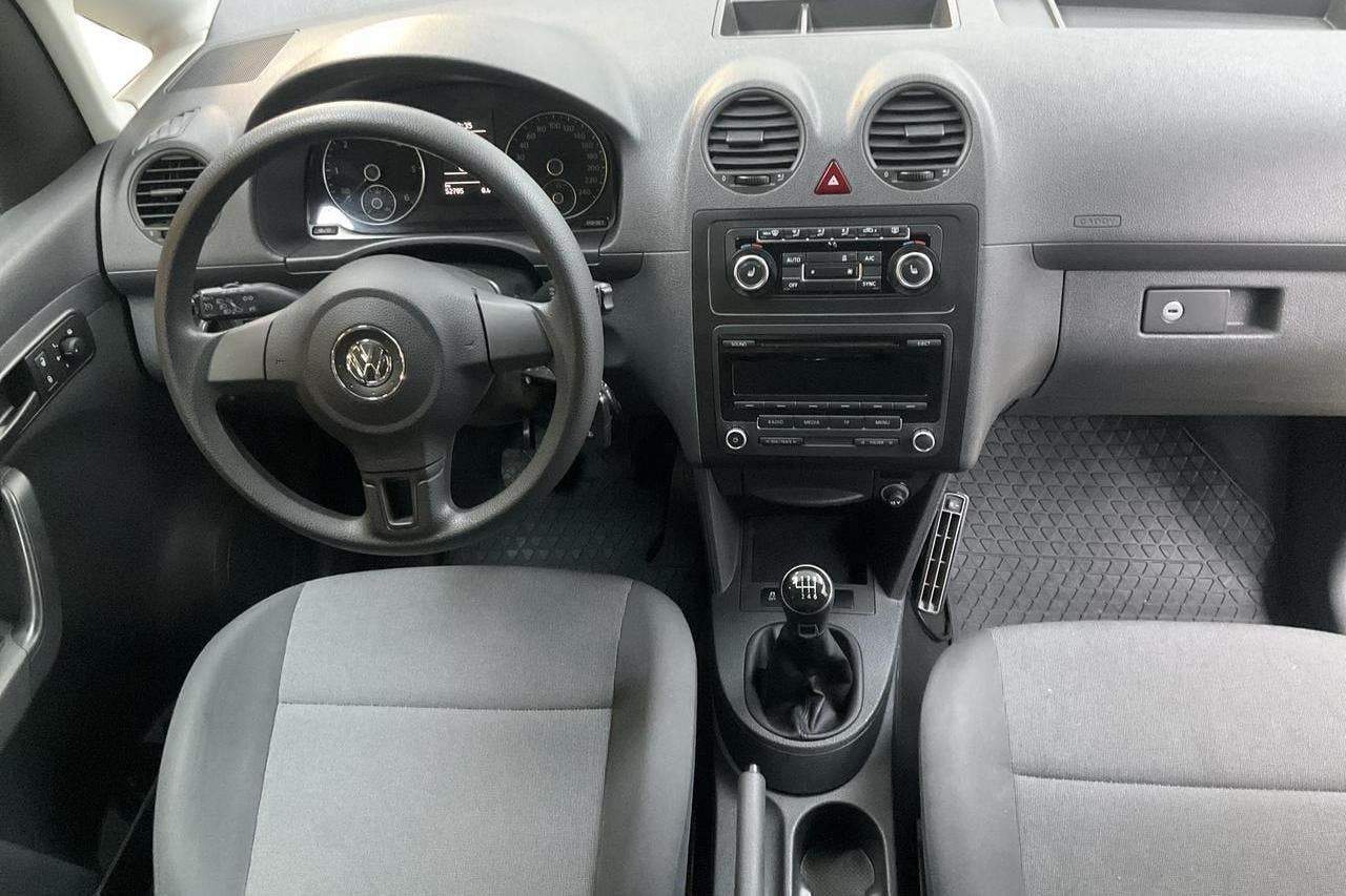 VW Caddy 2.0 TDI Skåp 4-motion (110hk) - 52 690 km - Manuaalinen - valkoinen - 2014