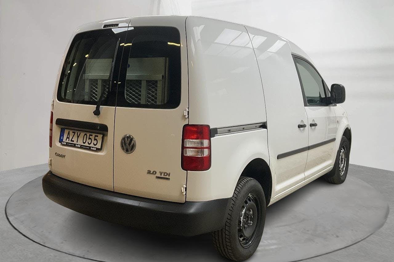 VW Caddy 2.0 TDI Skåp 4-motion (110hk) - 52 690 km - Manuaalinen - valkoinen - 2014