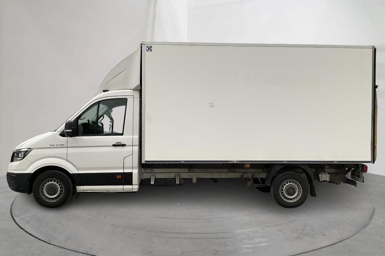 MAN TGE Volymskåp - 15 560 mil - Automat - vit - 2018