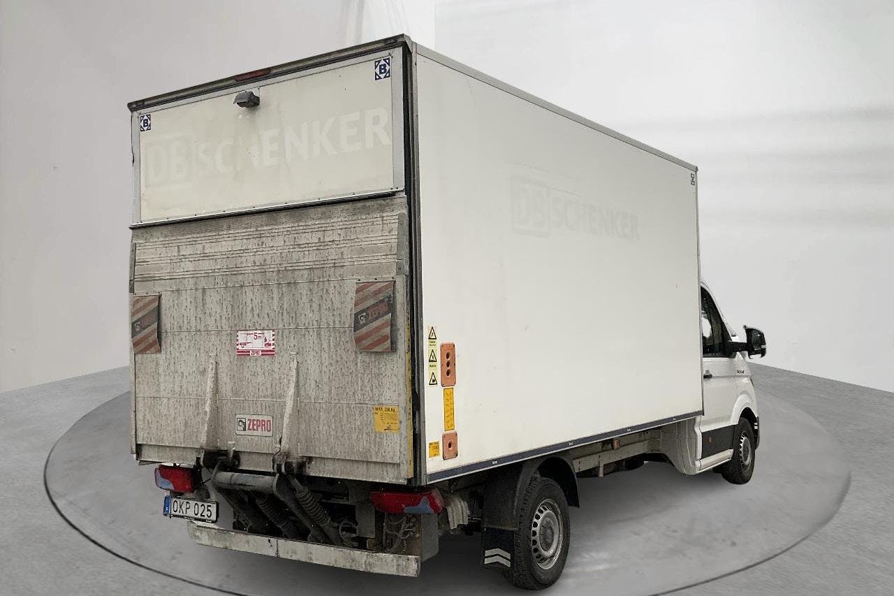 MAN TGE Volymskåp - 15 560 mil - Automat - vit - 2018