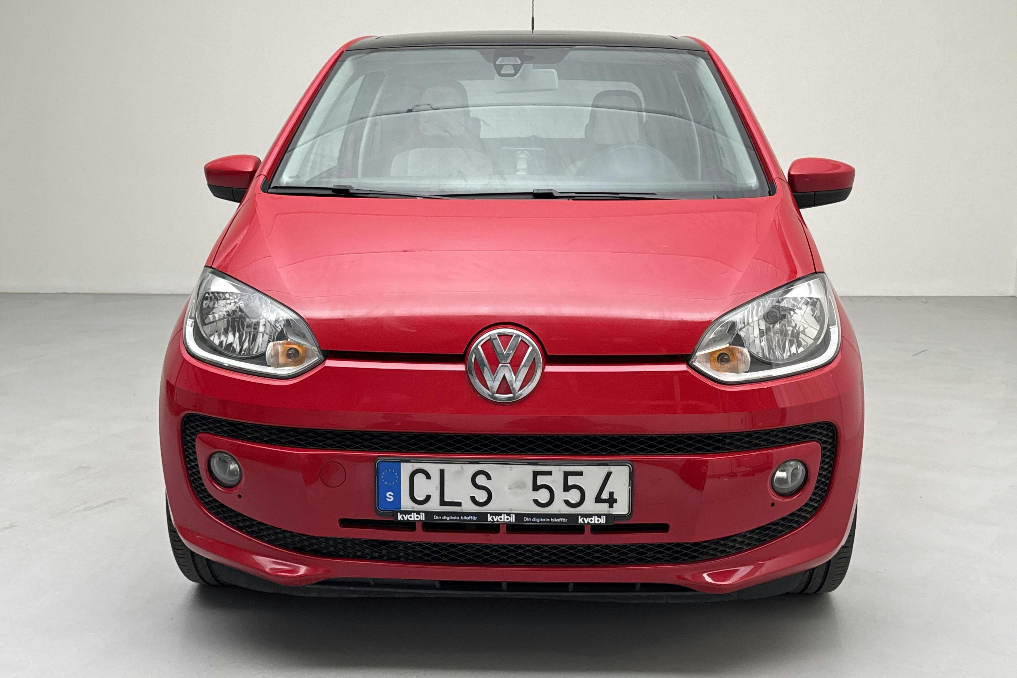 VW up! 1.0 3dr (75hk) - 113 120 km - Manuaalinen - punainen - 2012