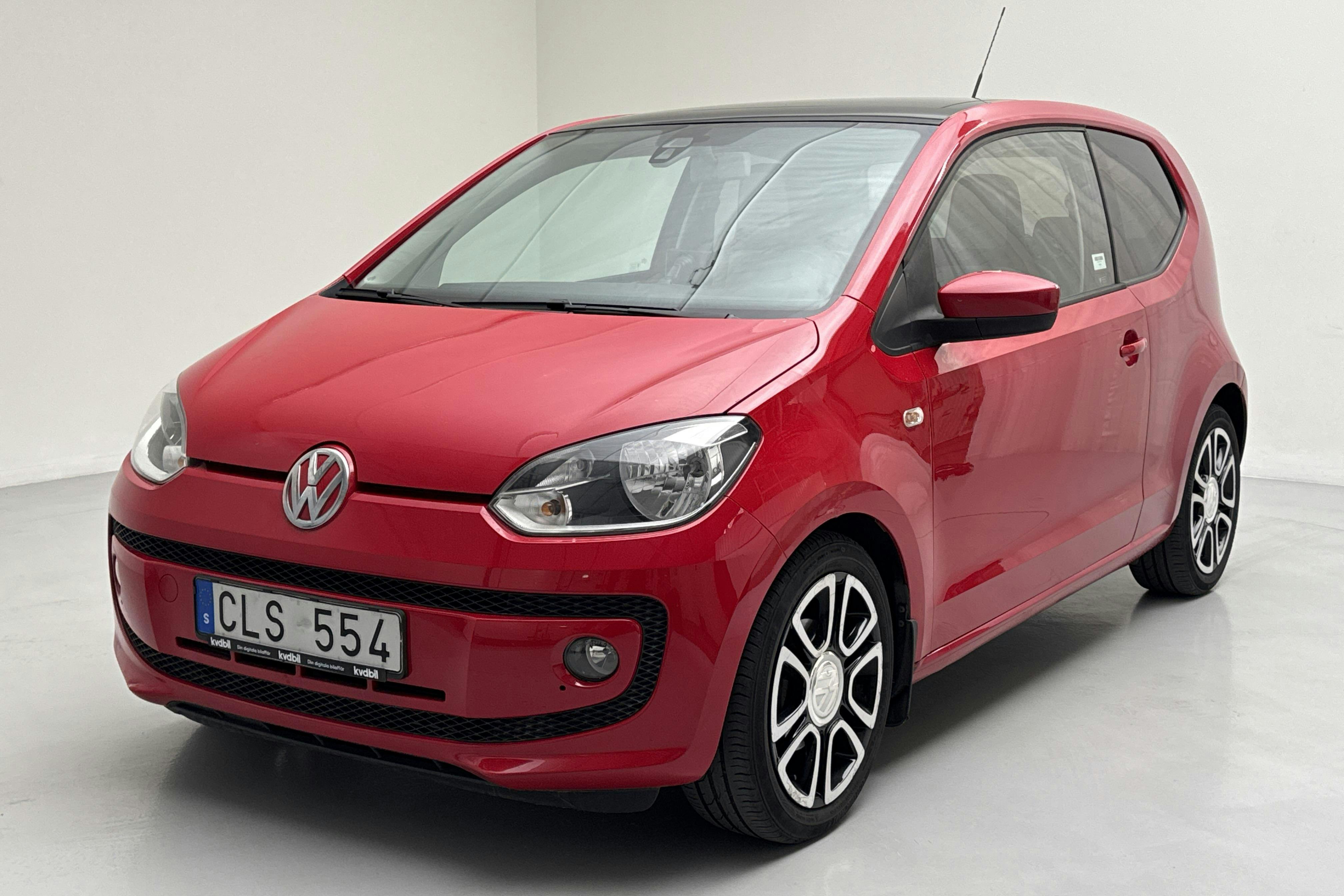 VW up! 1.0 3dr (75hk) - 113 120 km - Manuaalinen - punainen - 2012