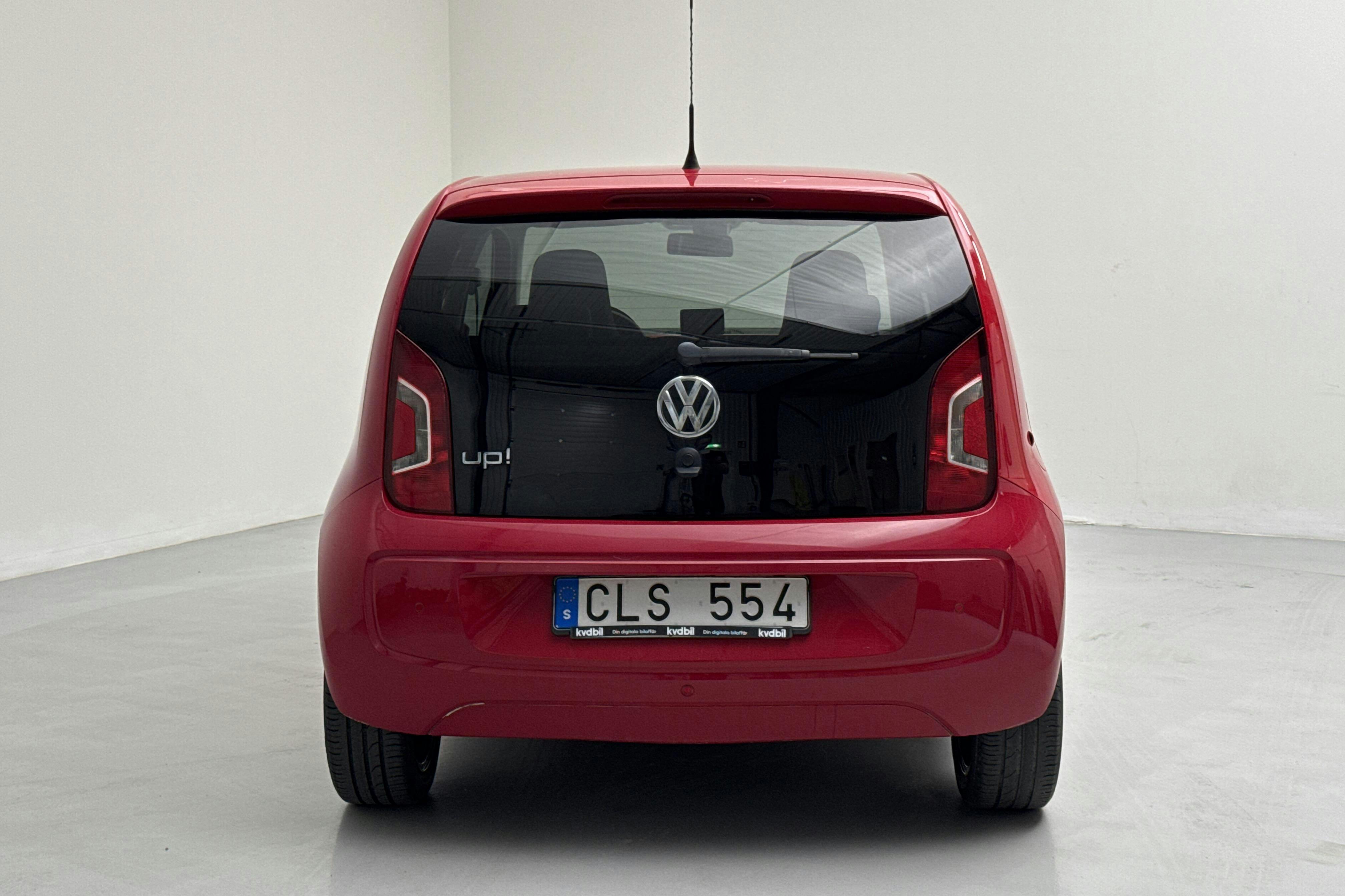 VW up! 1.0 3dr (75hk) - 113 120 km - Manuaalinen - punainen - 2012