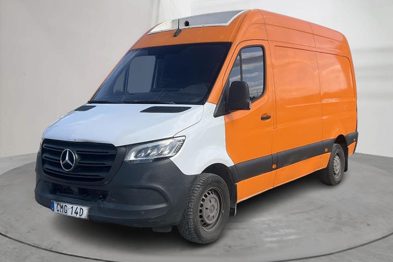 Mercedes Sprinter 316 CDI Skåp RWD (163hk) - 15 365 mil - Automat - vit - 2020