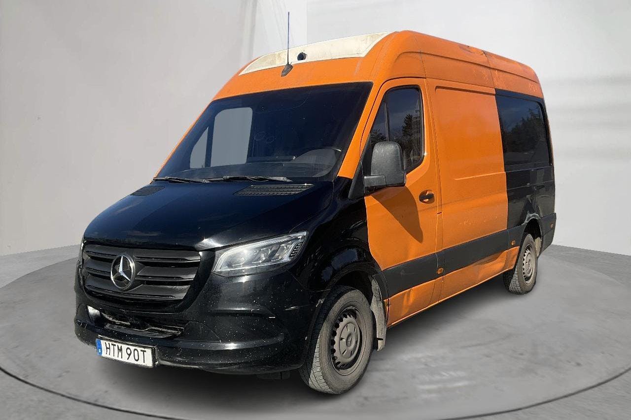 Mercedes Sprinter 316 CDI Skåp RWD (163hk) - 196 270 km - Automatyczna - czarny - 2020
