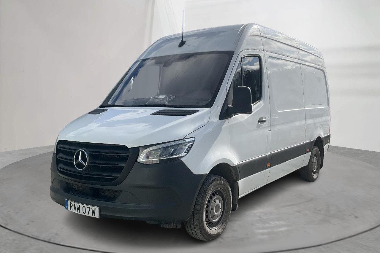 Mercedes Sprinter 317 CDI Skåp RWD (170hk) - 39 750 km - Automatyczna - biały - 2024