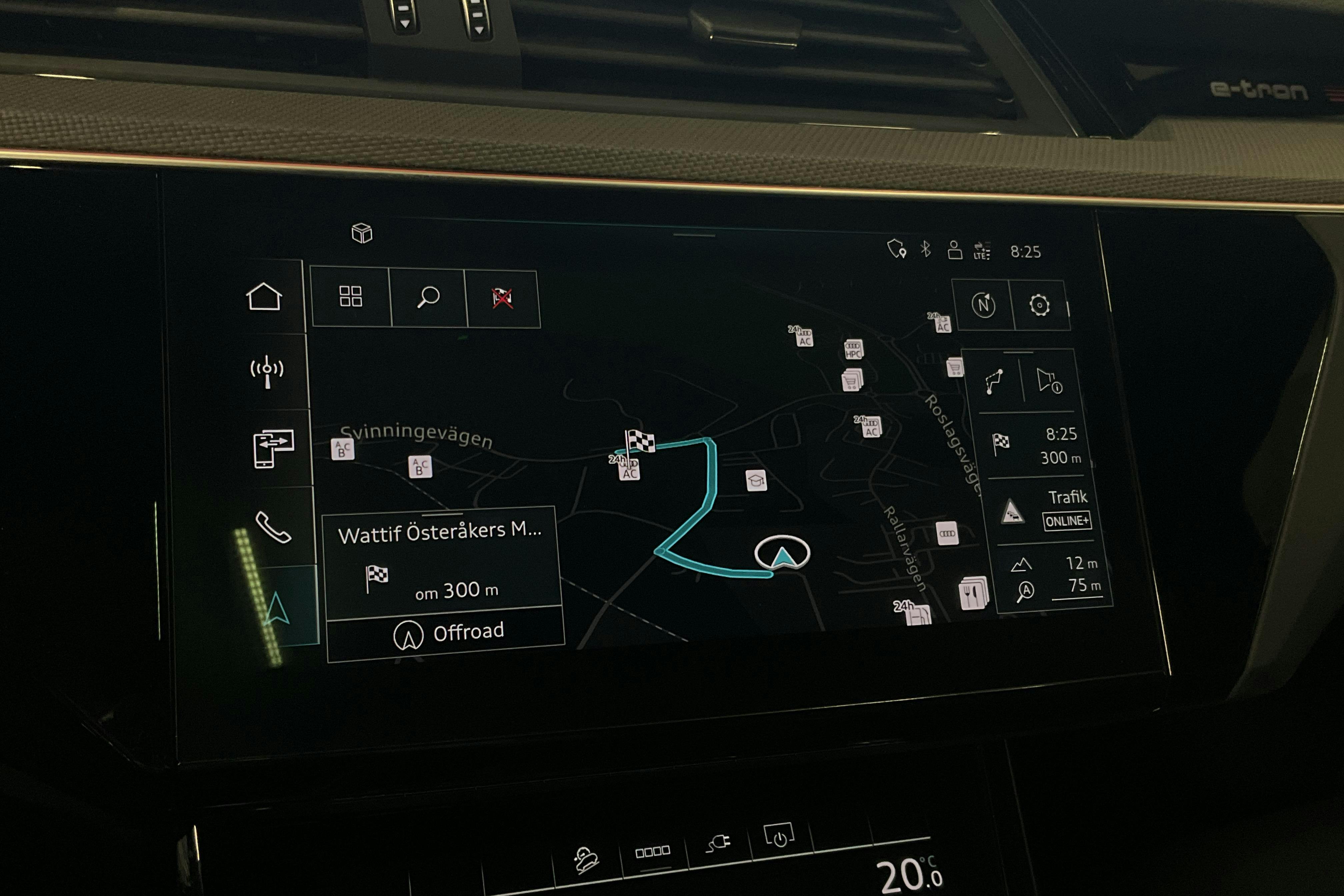 Audi e-tron Sportback 55 quattro 95 kWh (360hk) - 56 310 km - Automaattinen - harmaa - 2022