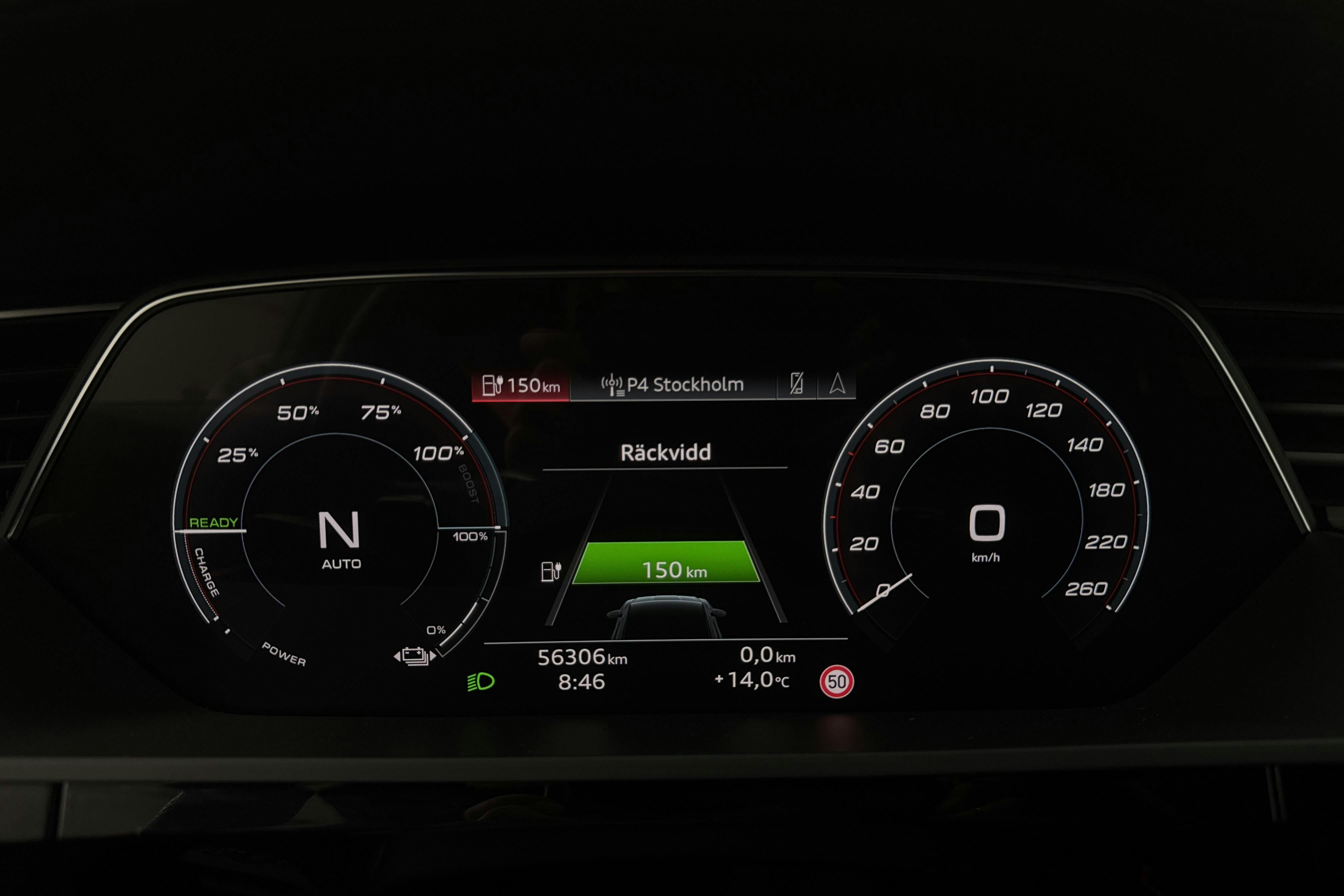 Audi e-tron Sportback 55 quattro 95 kWh (360hk) - 56 310 km - Automaattinen - harmaa - 2022