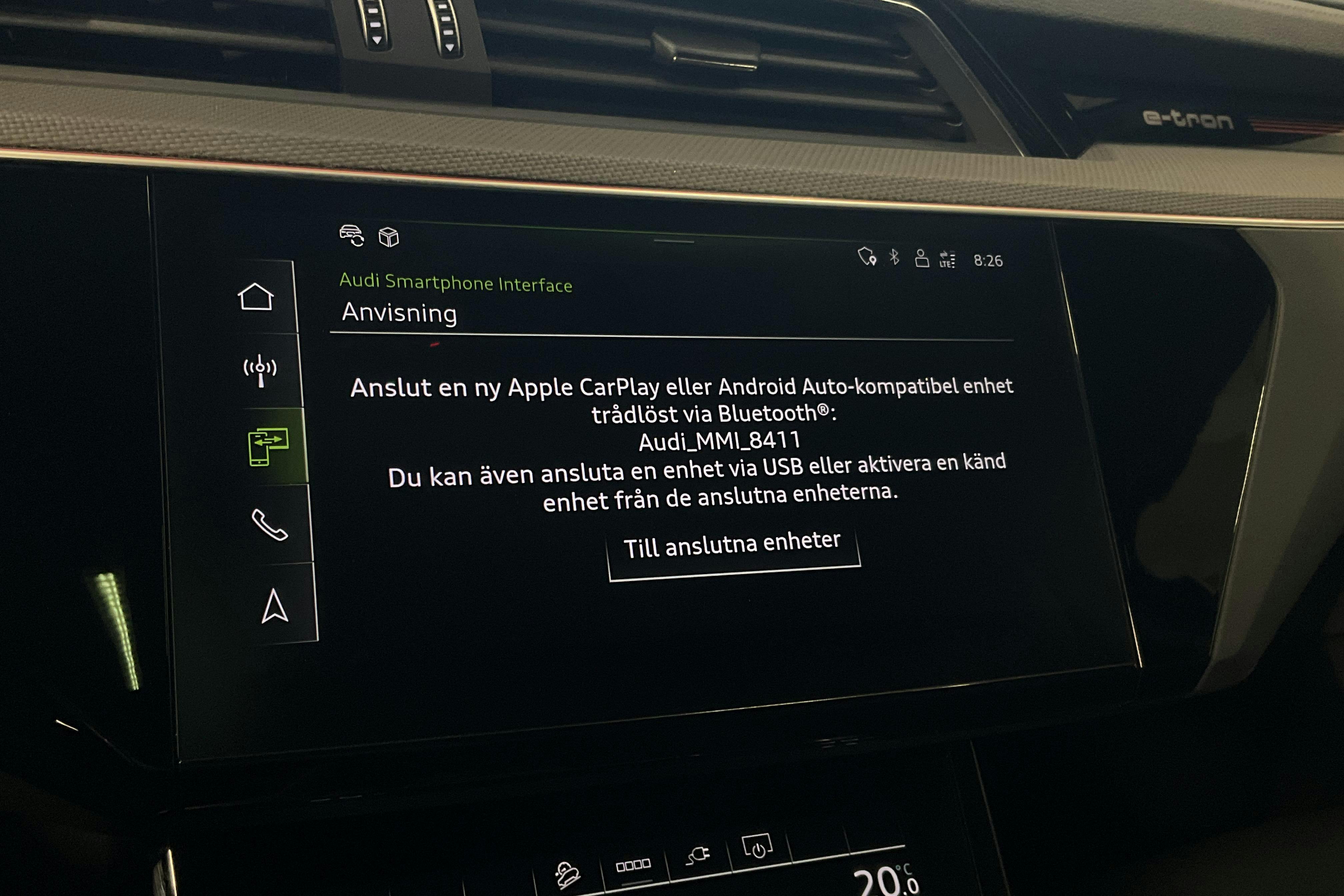 Audi e-tron Sportback 55 quattro 95 kWh (360hk) - 56 310 km - Automaattinen - harmaa - 2022