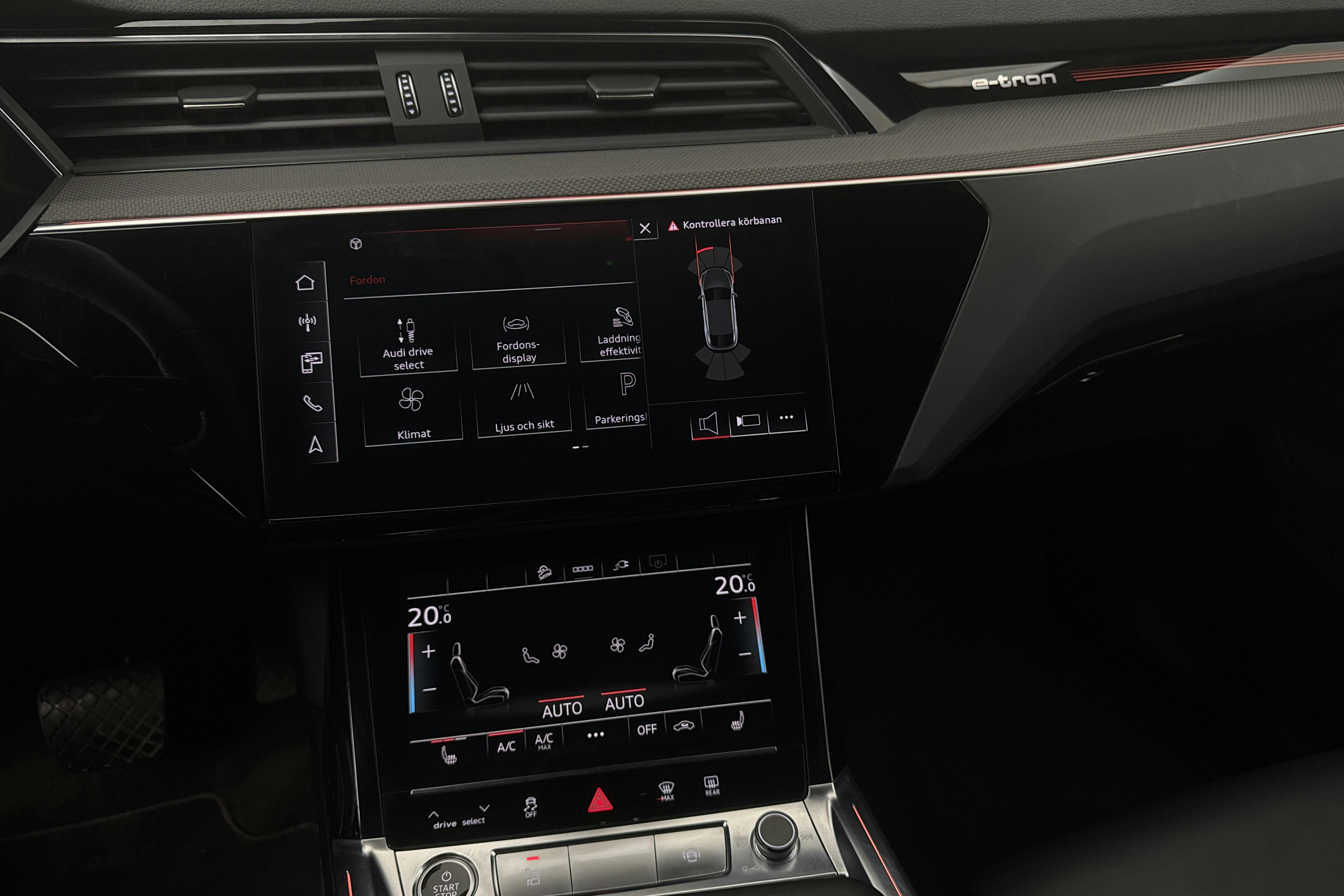 Audi e-tron Sportback 55 quattro 95 kWh (360hk) - 56 310 km - Automaattinen - harmaa - 2022