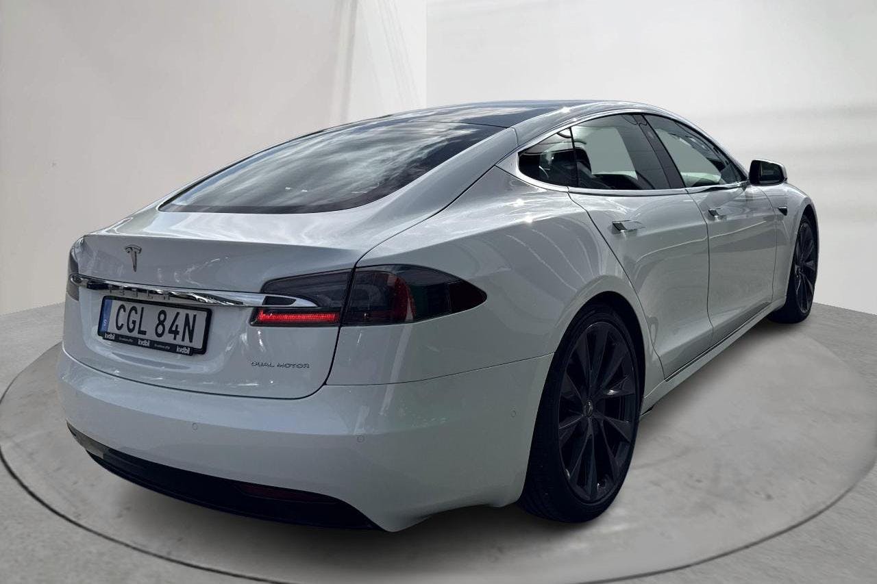 Tesla Model S Dual Motor Long Range AWD - 9 699 mil - Automat - vit - 2021