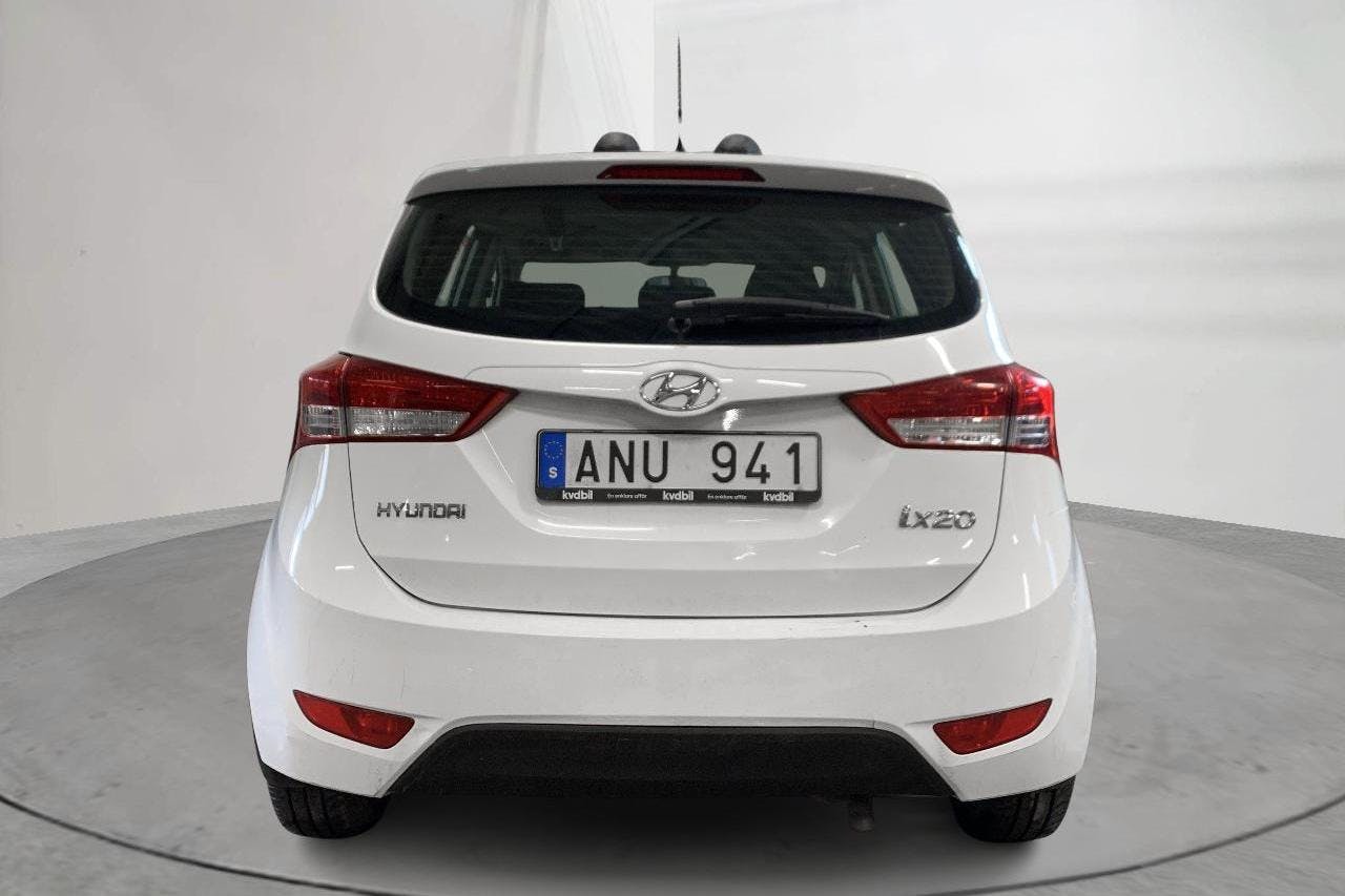 Hyundai ix20 1.6 (125hk) - 162 380 km - Automatyczna - biały - 2014