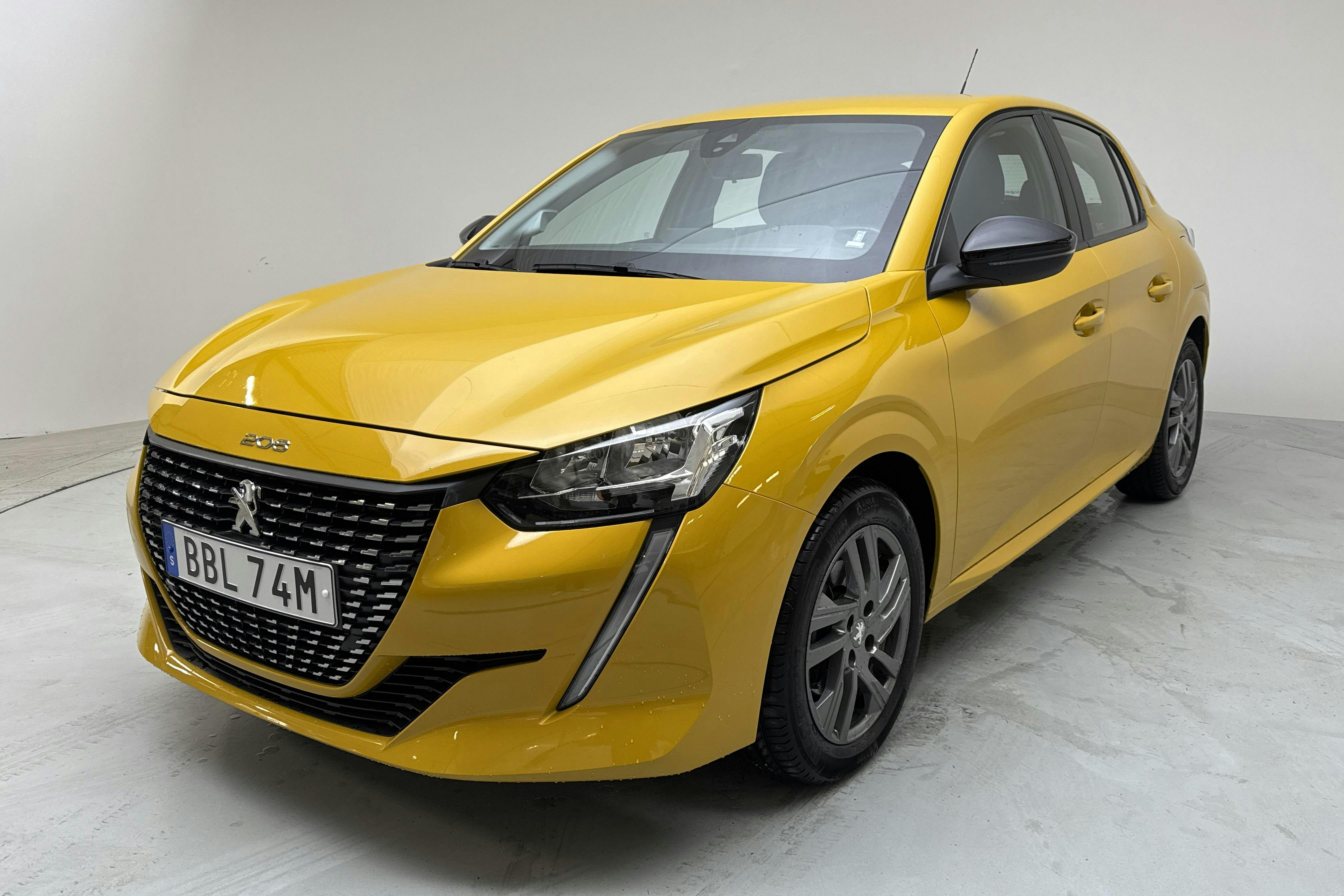 Peugeot 208 1.2 PureTech 5dr (100hk) - 3 010 mil - Automat - gul - 2022