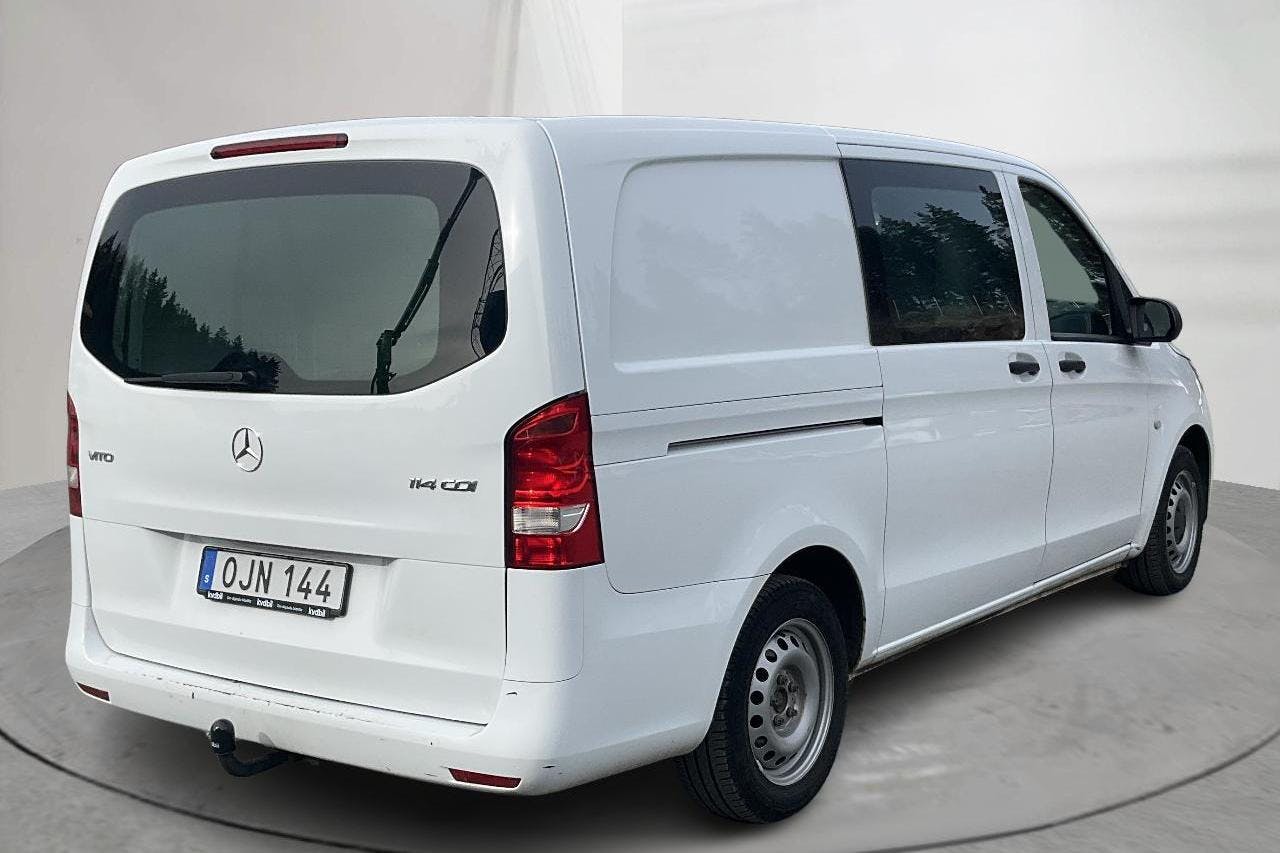 Mercedes Vito Mixto 114 CDI W640 (136hk) - 10 013 mil - Automat - vit - 2017