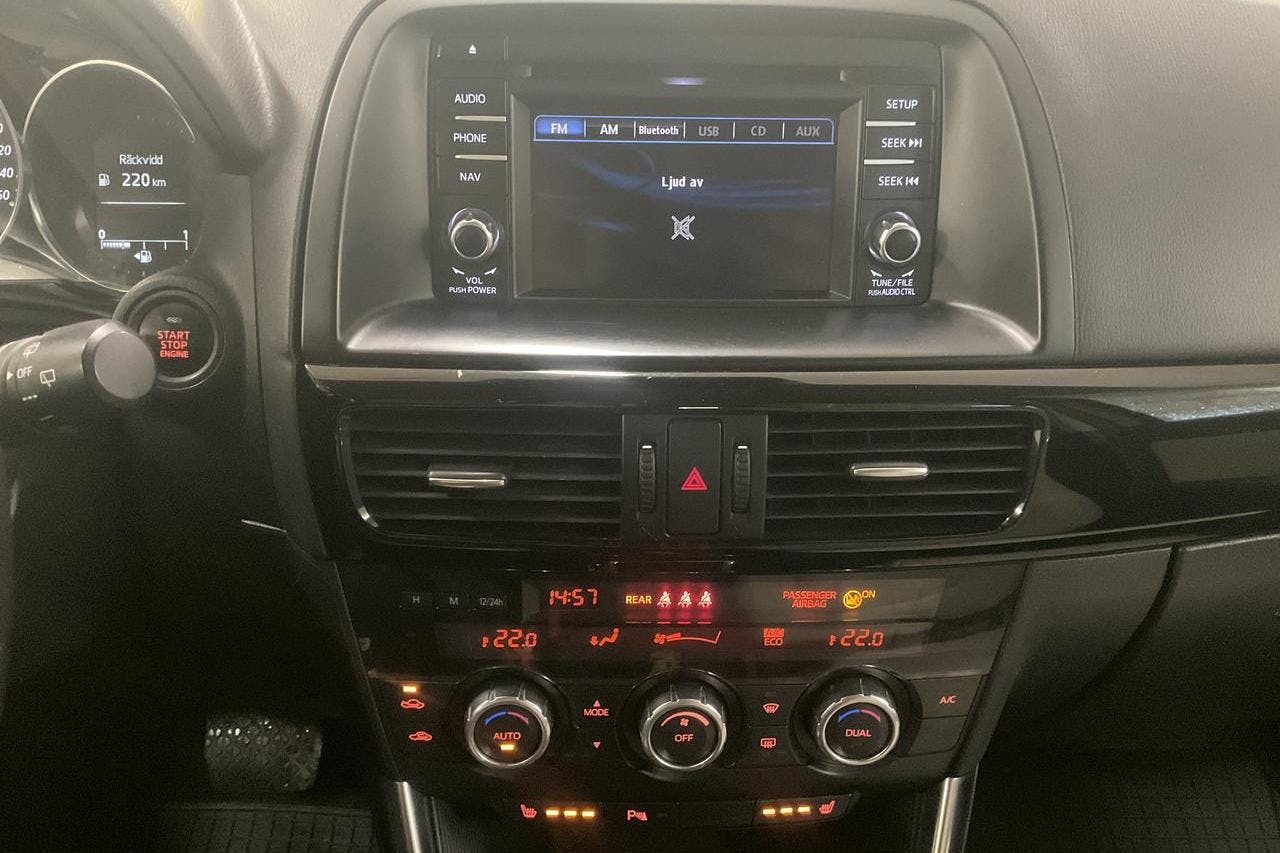 Mazda CX-5 2.2 DE AWD (175hk) - 140 150 km - Automaattinen - sininen - 2015