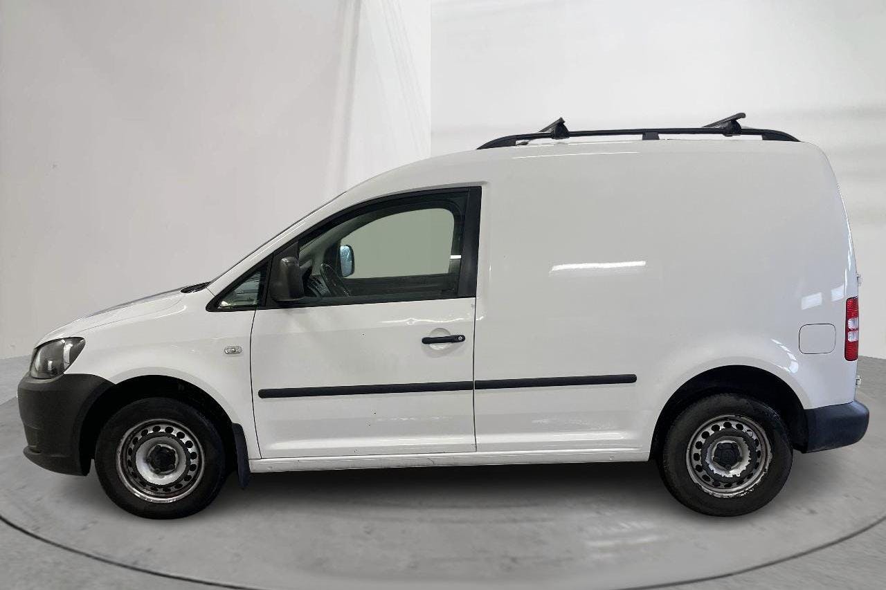 VW Caddy 1.6 TDI Skåp (102hk) - 18 435 mil - Automat - vit - 2014