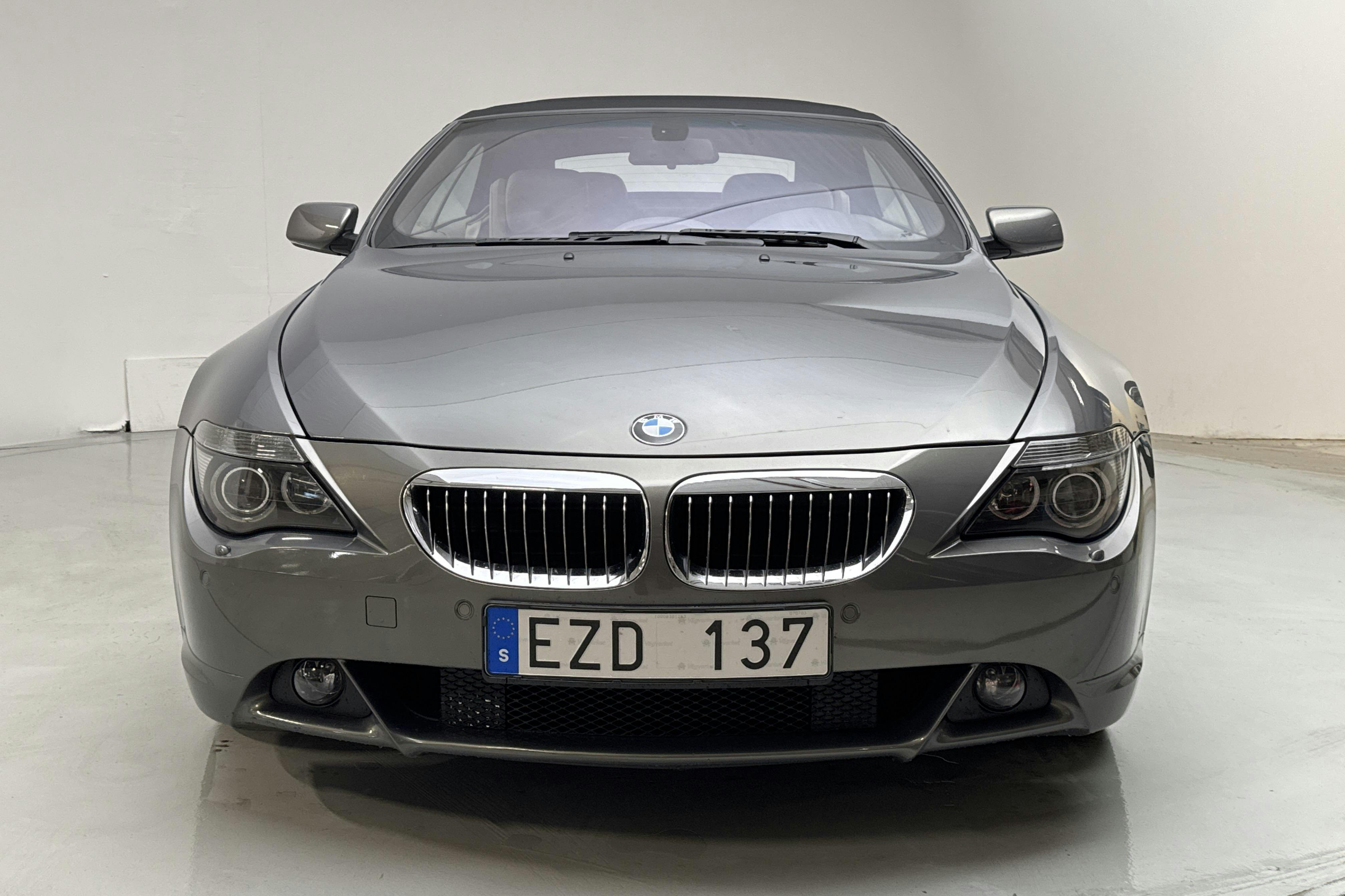 BMW 645i Cabriolet, E63 (333hk) - 7 493 mil - Automat - Dark Grey - 2004
